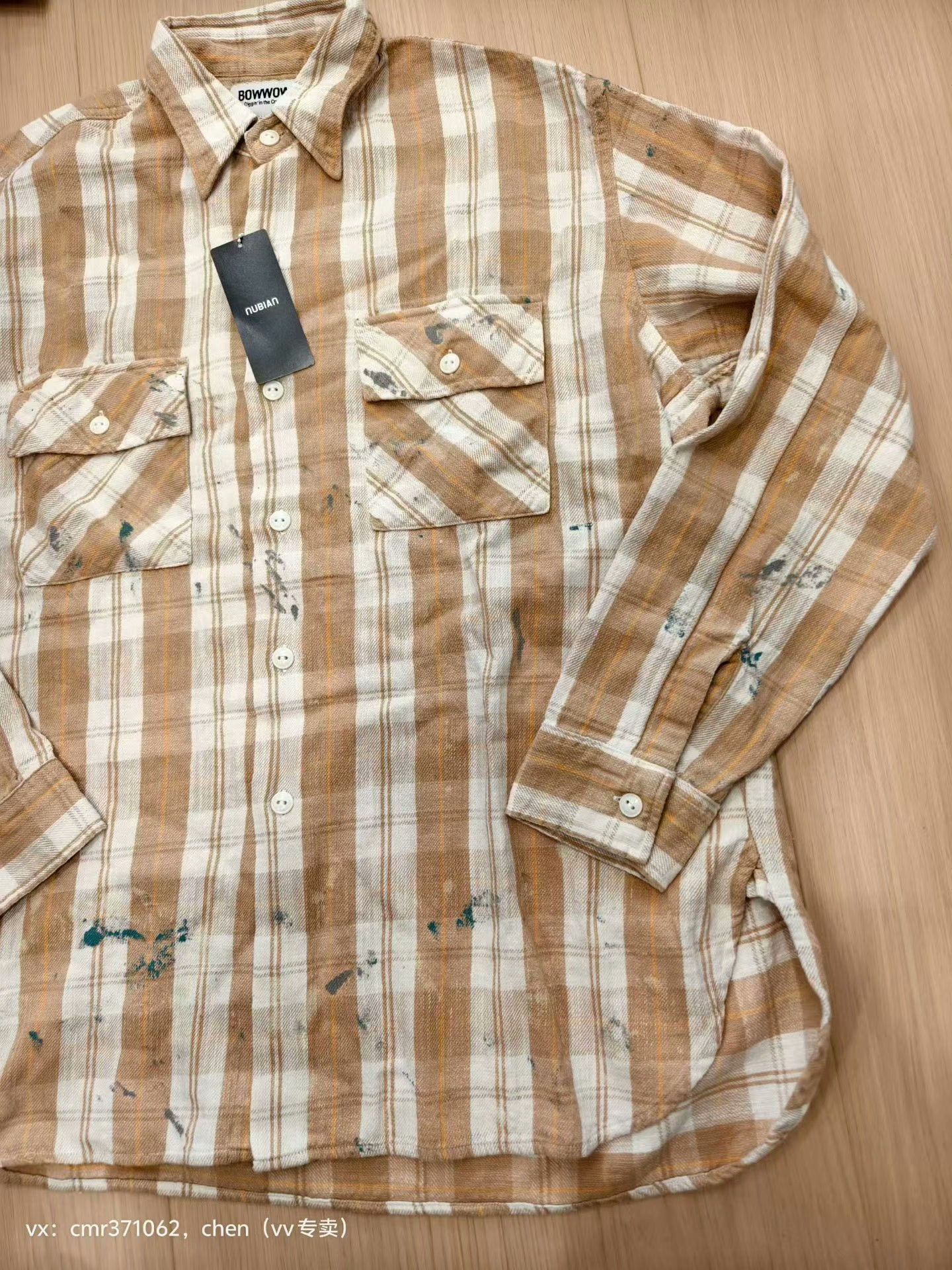 Bow3ry BOW WOW PAINTED PAINTER FLANNEL SHIRT Size US M / EU 48-50 / 2 - 3 Thumbnail