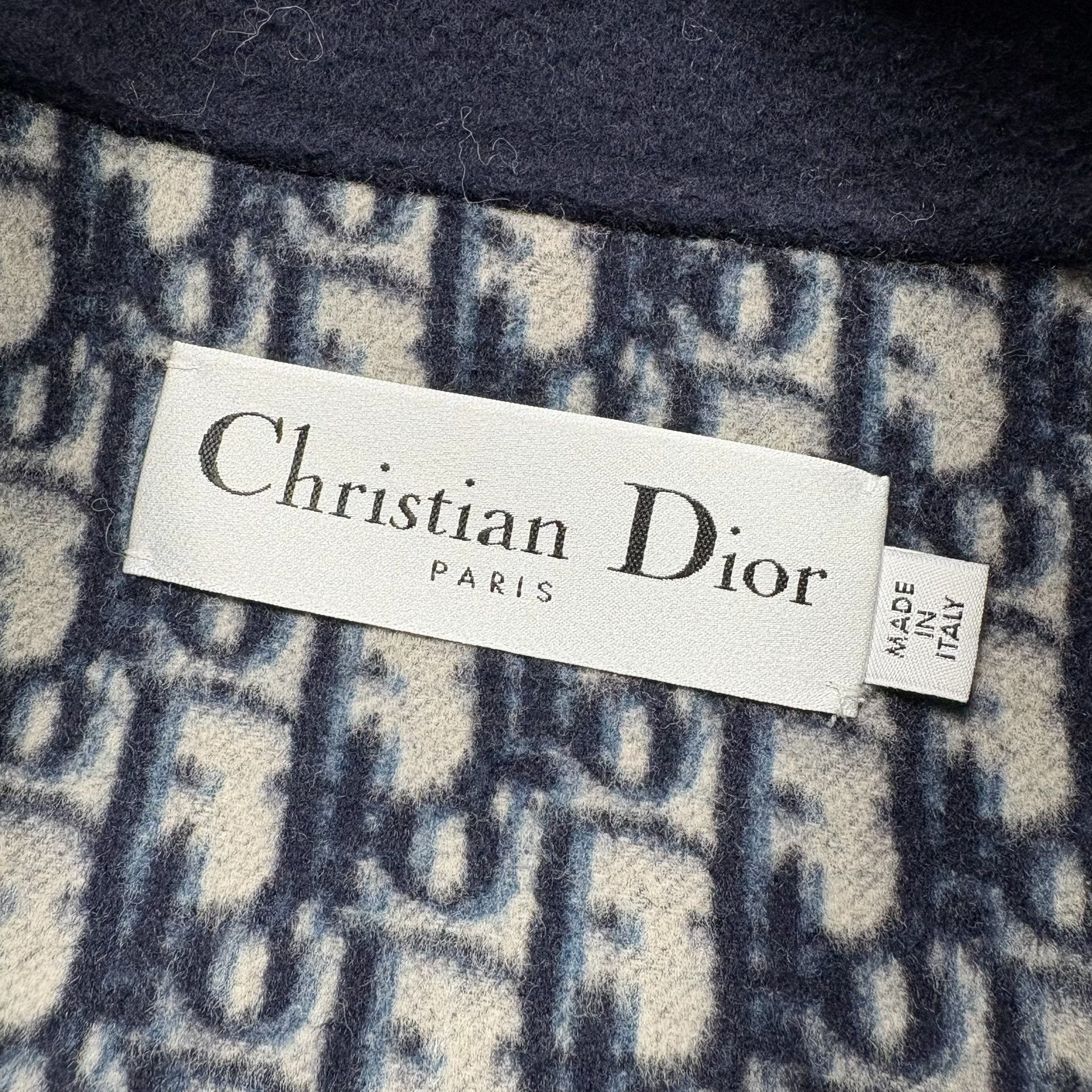 Dior DIOR SS23 Double-Face Wool Oblique Print Coat Size M / US 6-8 / IT 42-44 - 3 Thumbnail