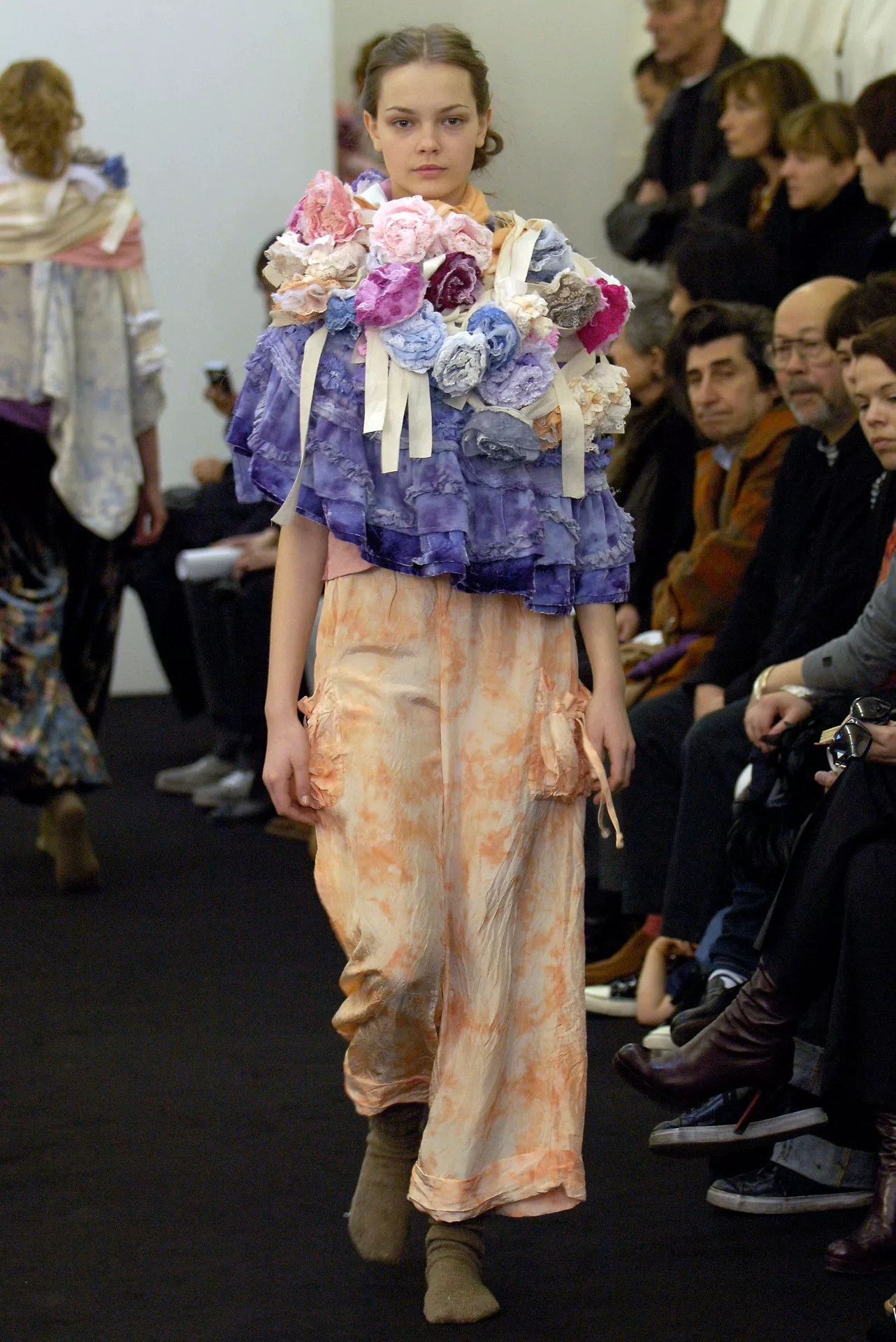 Rei Kawakubo Comme des Garçons 3D Rose Cocoon Jacket Size M / US 6-8 / IT 42-44 - 9 Thumbnail