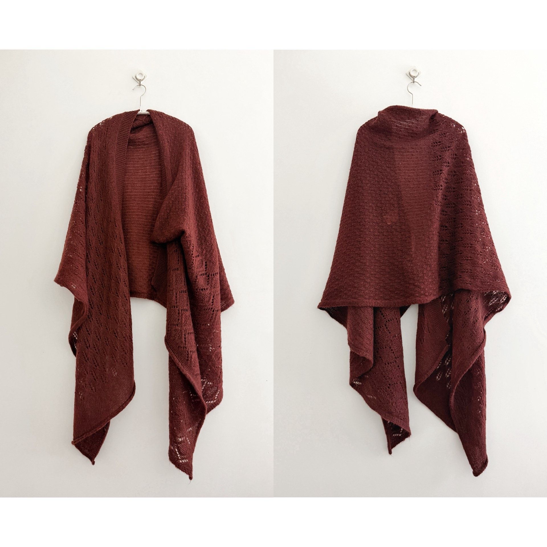 Yohji Yamamoto Yohji Yamamoto Deformable Knit Shawl Size US M / EU 48-50 / 2 - 8 Thumbnail