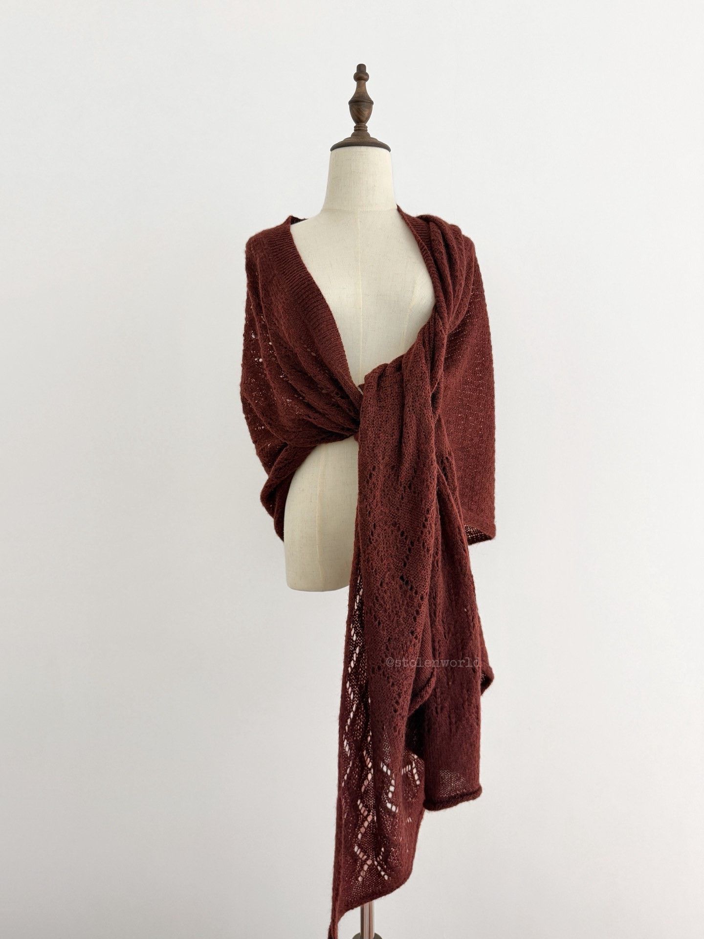 Yohji Yamamoto Yohji Yamamoto Deformable Knit Shawl Size US M / EU 48-50 / 2 - 4 Thumbnail