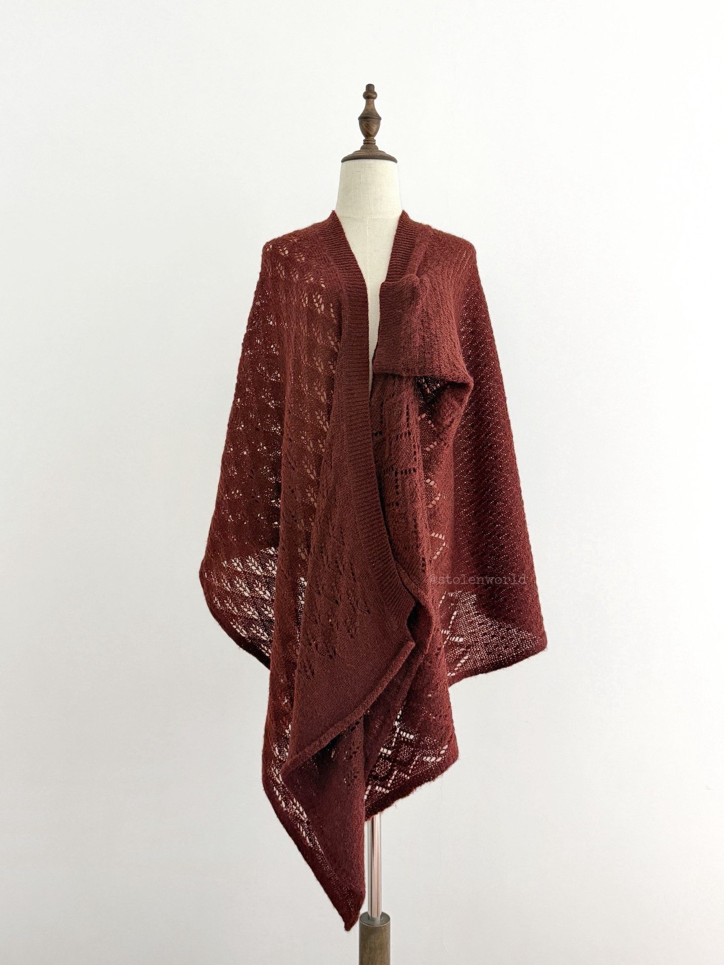 Yohji Yamamoto Yohji Yamamoto Deformable Knit Shawl Size US M / EU 48-50 / 2 - 3 Thumbnail