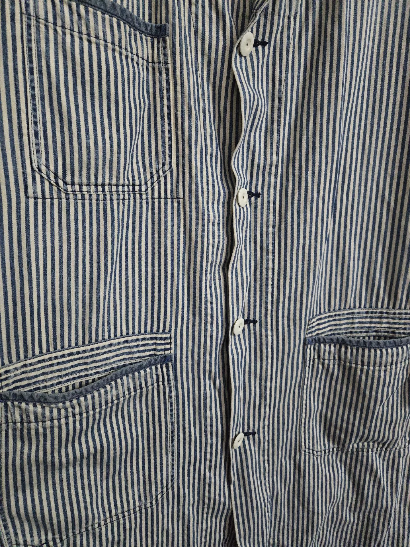 Porter Classic Porter Classic Vintage Stripe Coat Size US XS / EU 42 / 0 - 4 Thumbnail