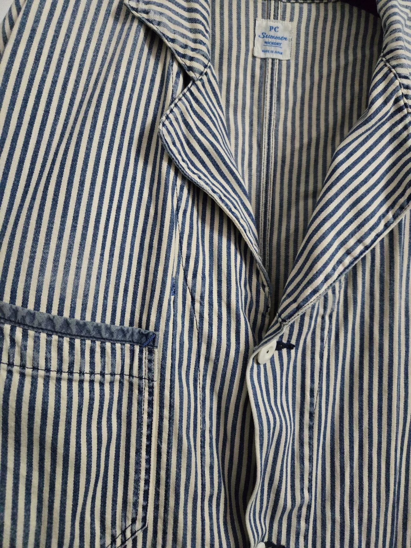Porter Classic Porter Classic Vintage Stripe Coat Size US XS / EU 42 / 0 - 3 Thumbnail