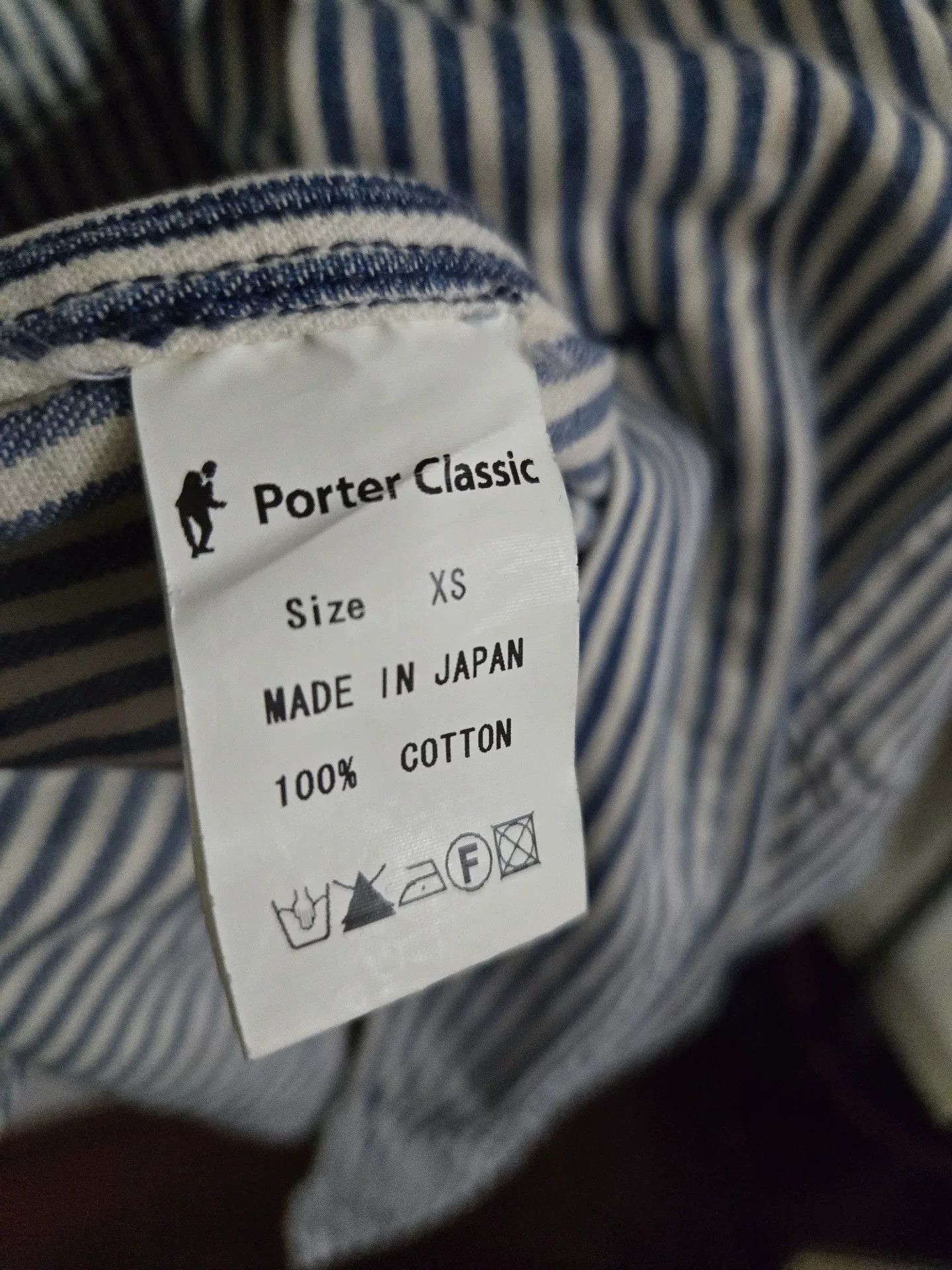 Porter Classic Porter Classic Vintage Stripe Coat Size US XS / EU 42 / 0 - 7 Thumbnail