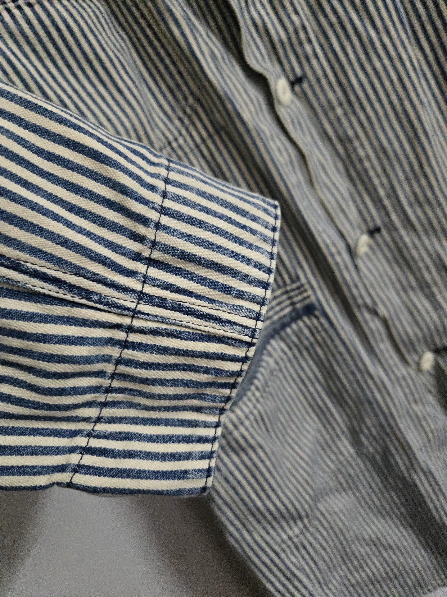 Porter Classic Porter Classic Vintage Stripe Coat Size US XS / EU 42 / 0 - 6 Thumbnail