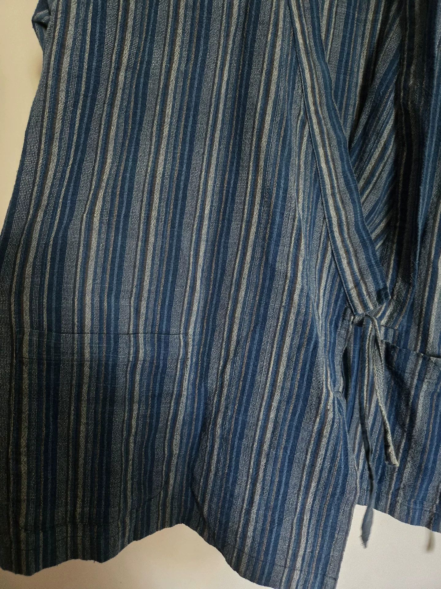 Japanese Brand Gaijin Made Blue Japan Indigo Kimono Robe Size US M / EU 48-50 / 2 - 4 Thumbnail