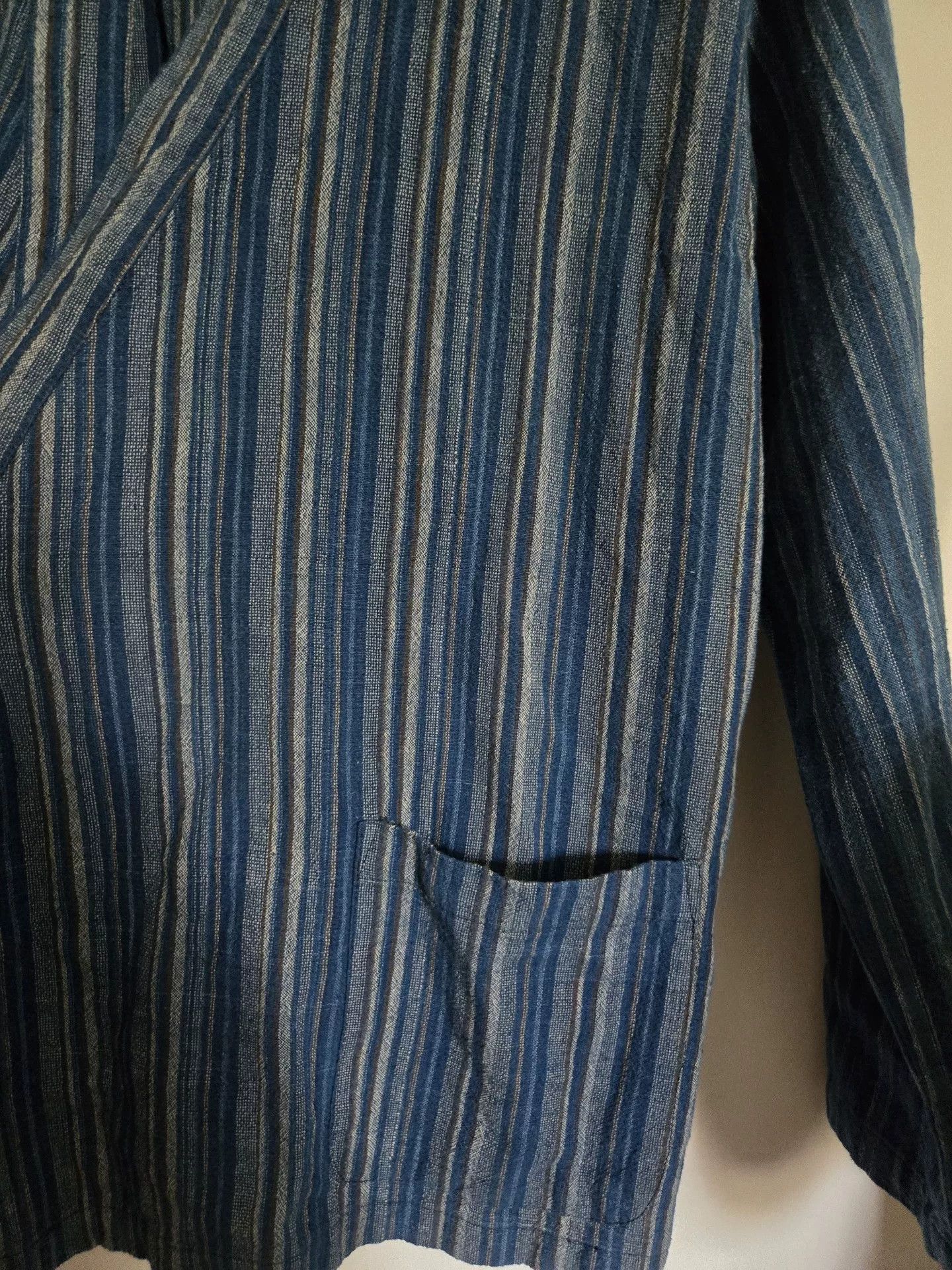 Japanese Brand Gaijin Made Blue Japan Indigo Kimono Robe Size US M / EU 48-50 / 2 - 3 Thumbnail