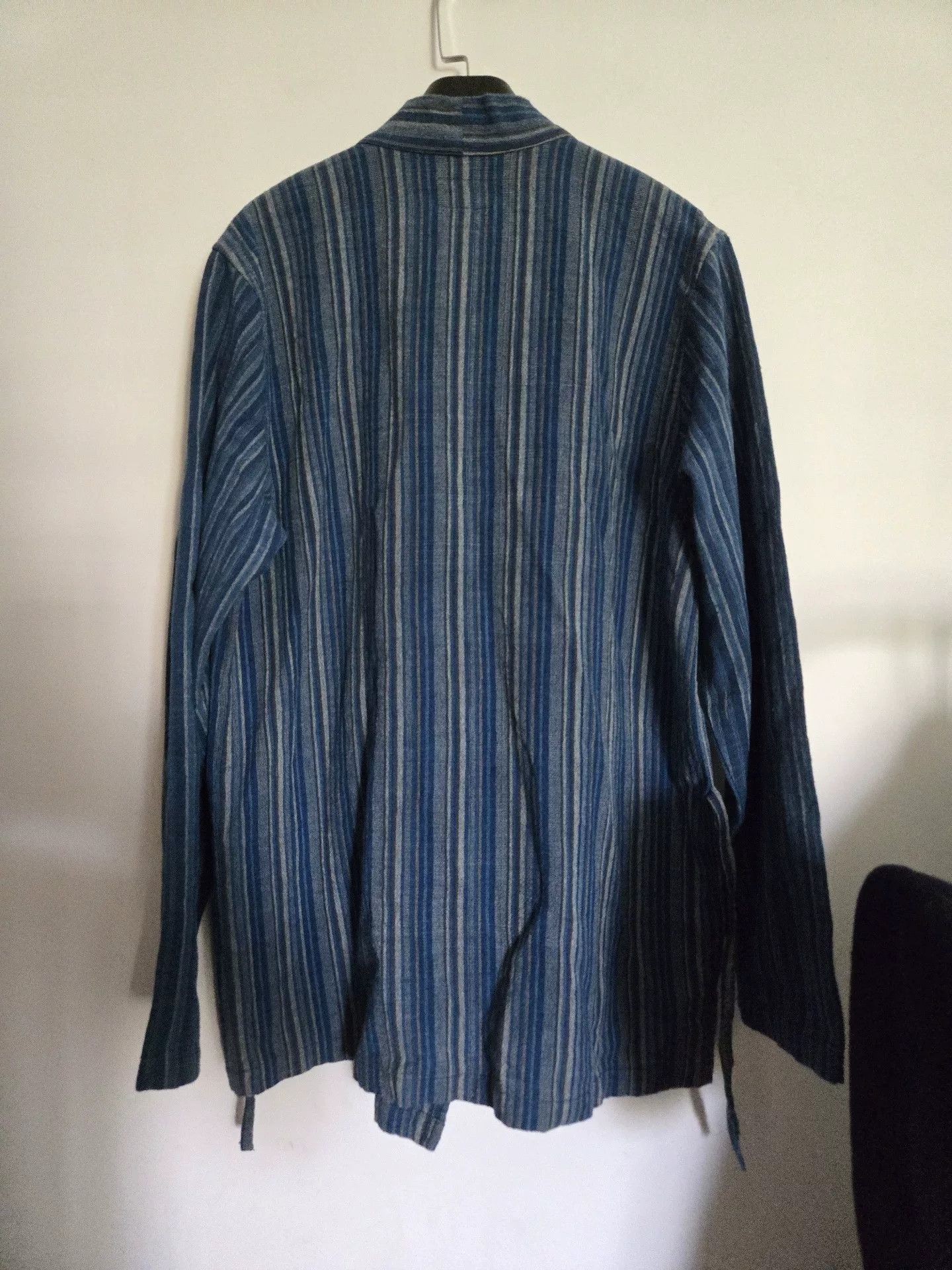 Japanese Brand Gaijin Made Blue Japan Indigo Kimono Robe Size US M / EU 48-50 / 2 - 2 Thumbnail