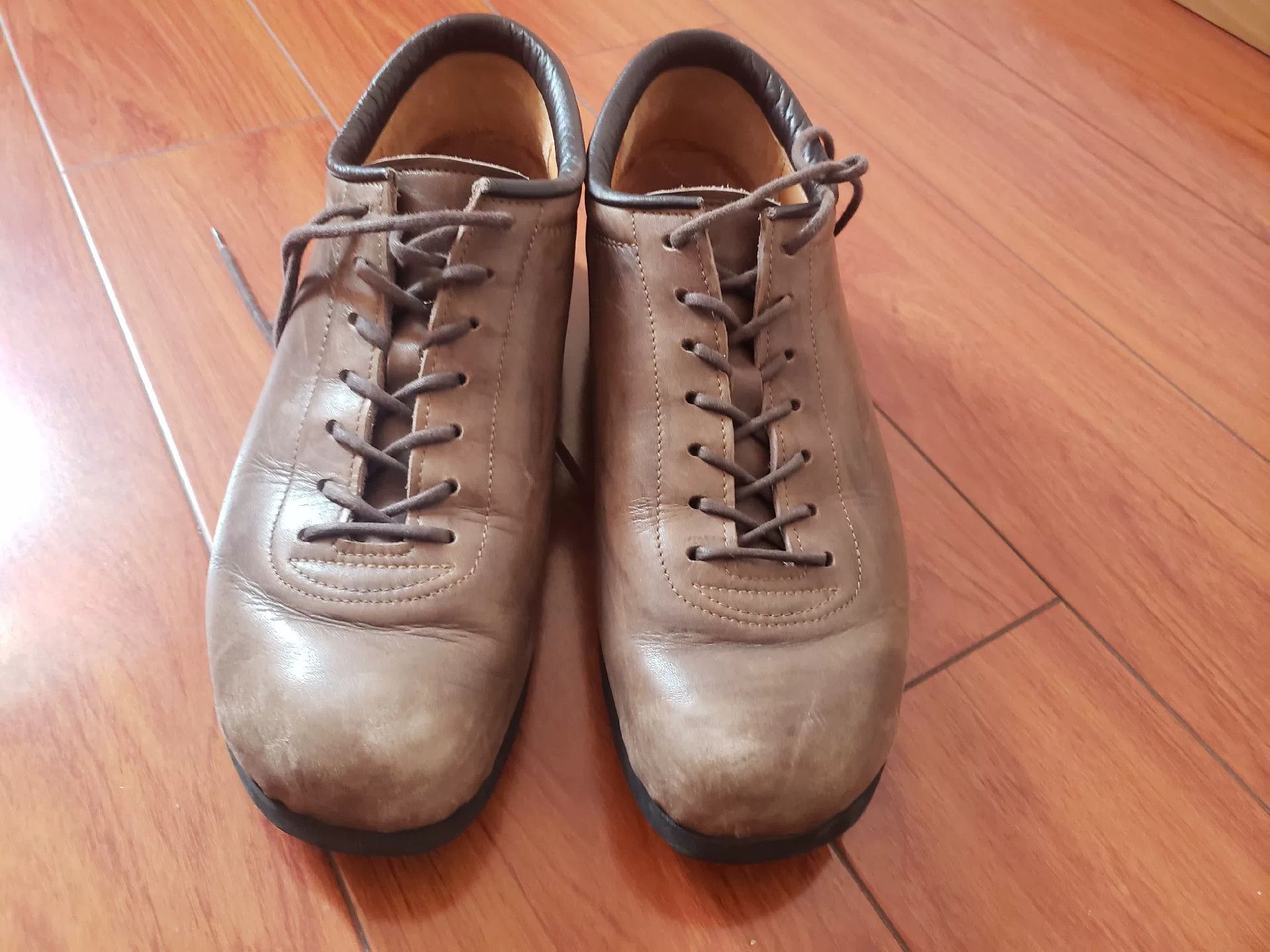 Japanese Brand Nissan Nakamura Leather Bowling Shoes Size US 10 / EU 43 - 2 Thumbnail