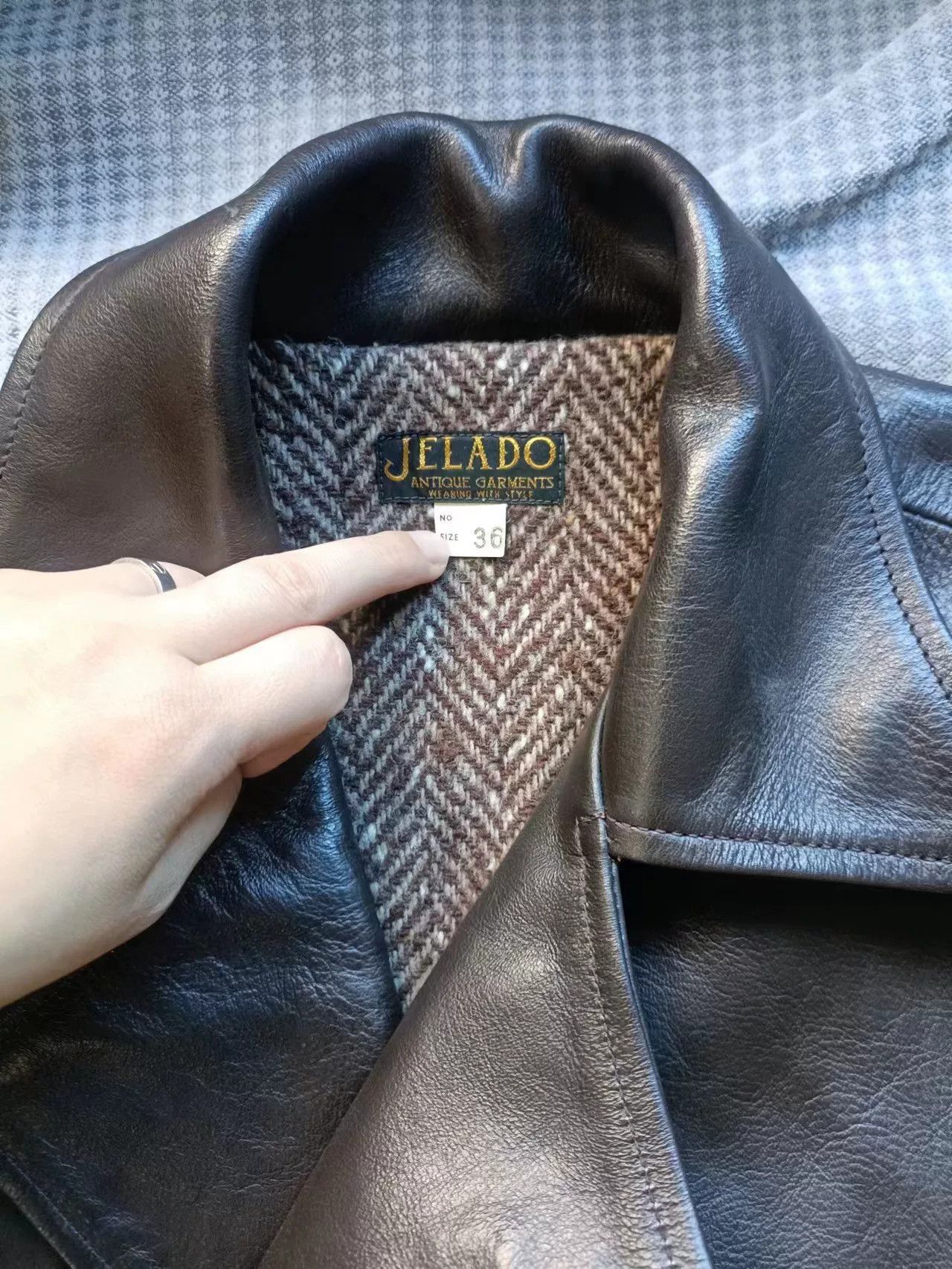 Jelado Jelado Japanese Tea Core Horsehide Jacket Size US M / EU 48-50 / 2 - 6 Thumbnail