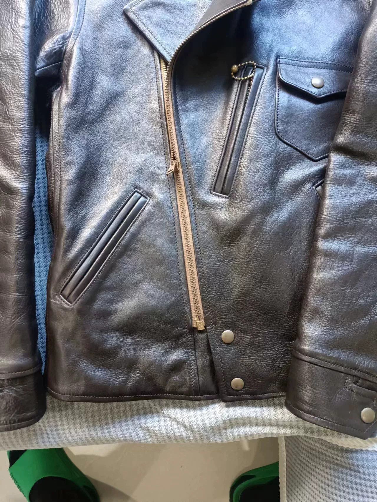 Jelado Jelado Japanese Tea Core Horsehide Jacket Size US M / EU 48-50 / 2 - 5 Thumbnail