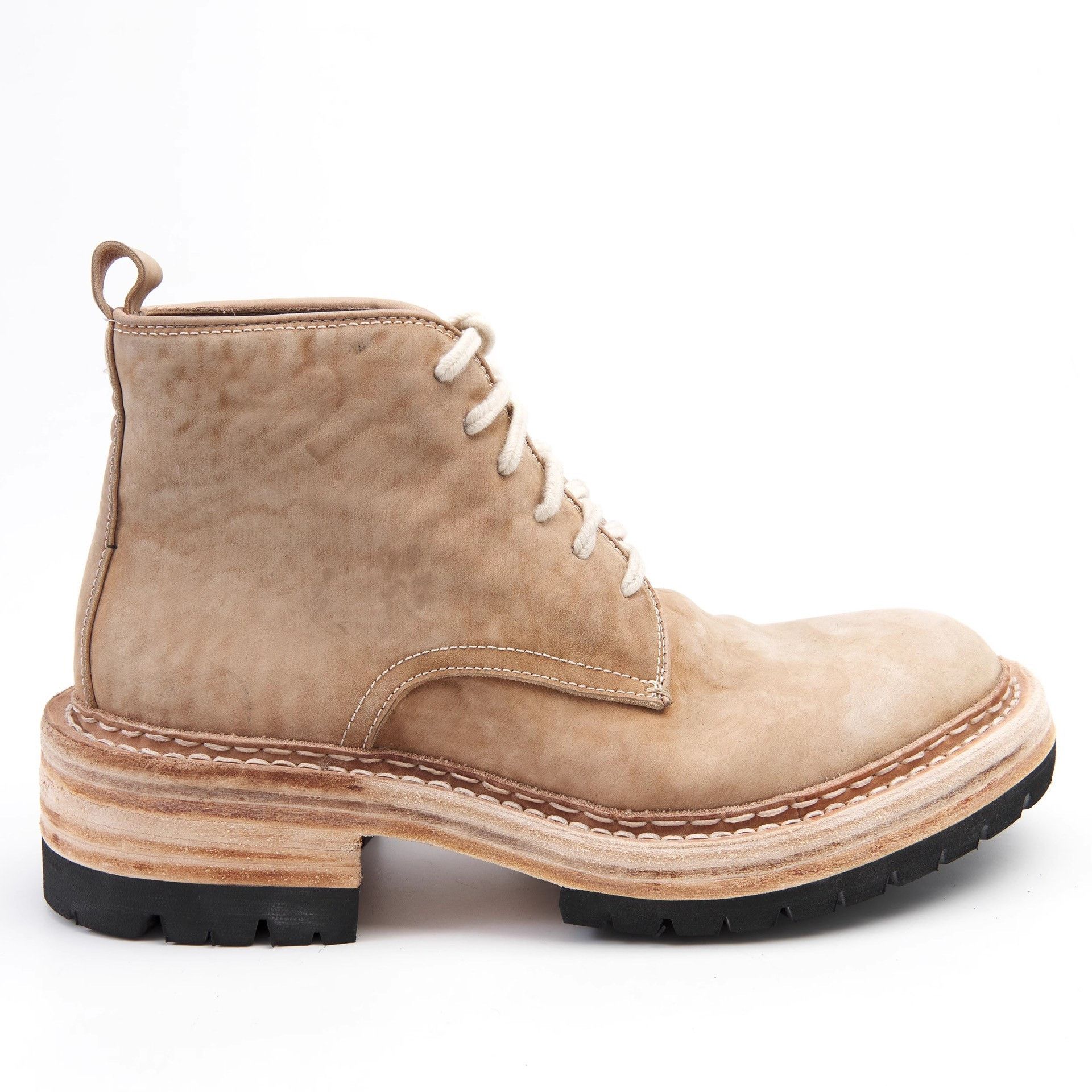 Other Retro Italian Leather Thick Sole Martin Boots Size US 8 / EU 41 - 8 Thumbnail