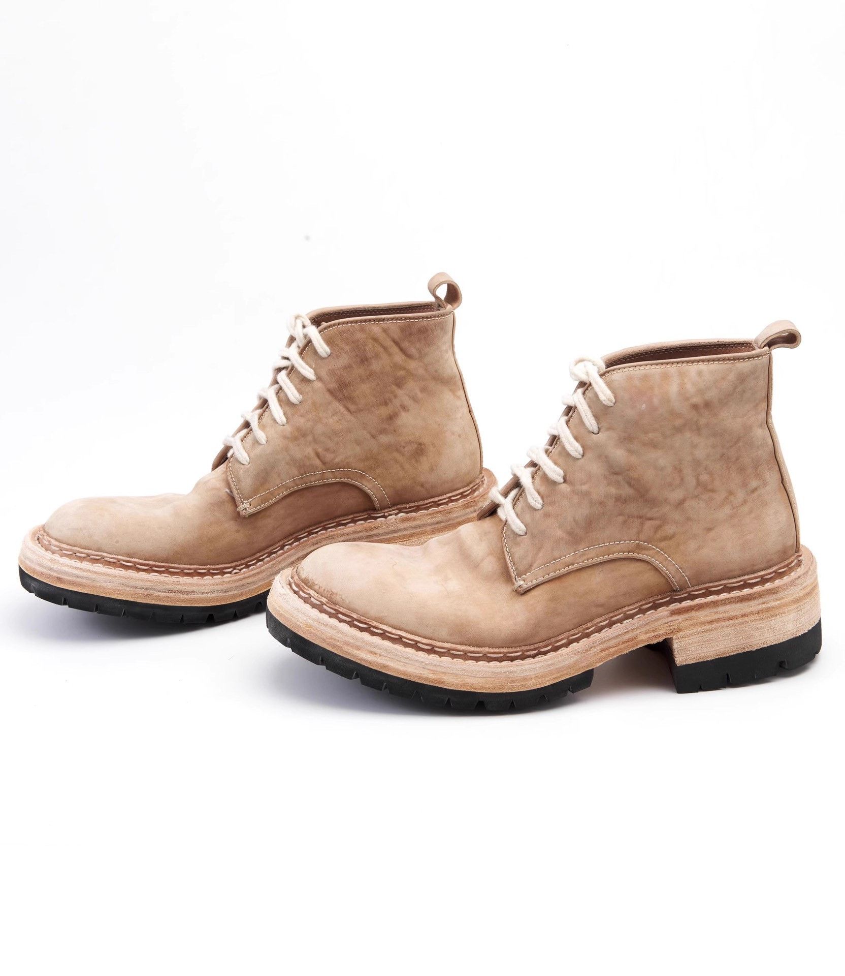 Other Retro Italian Leather Thick Sole Martin Boots Size US 8 / EU 41 - 9 Thumbnail
