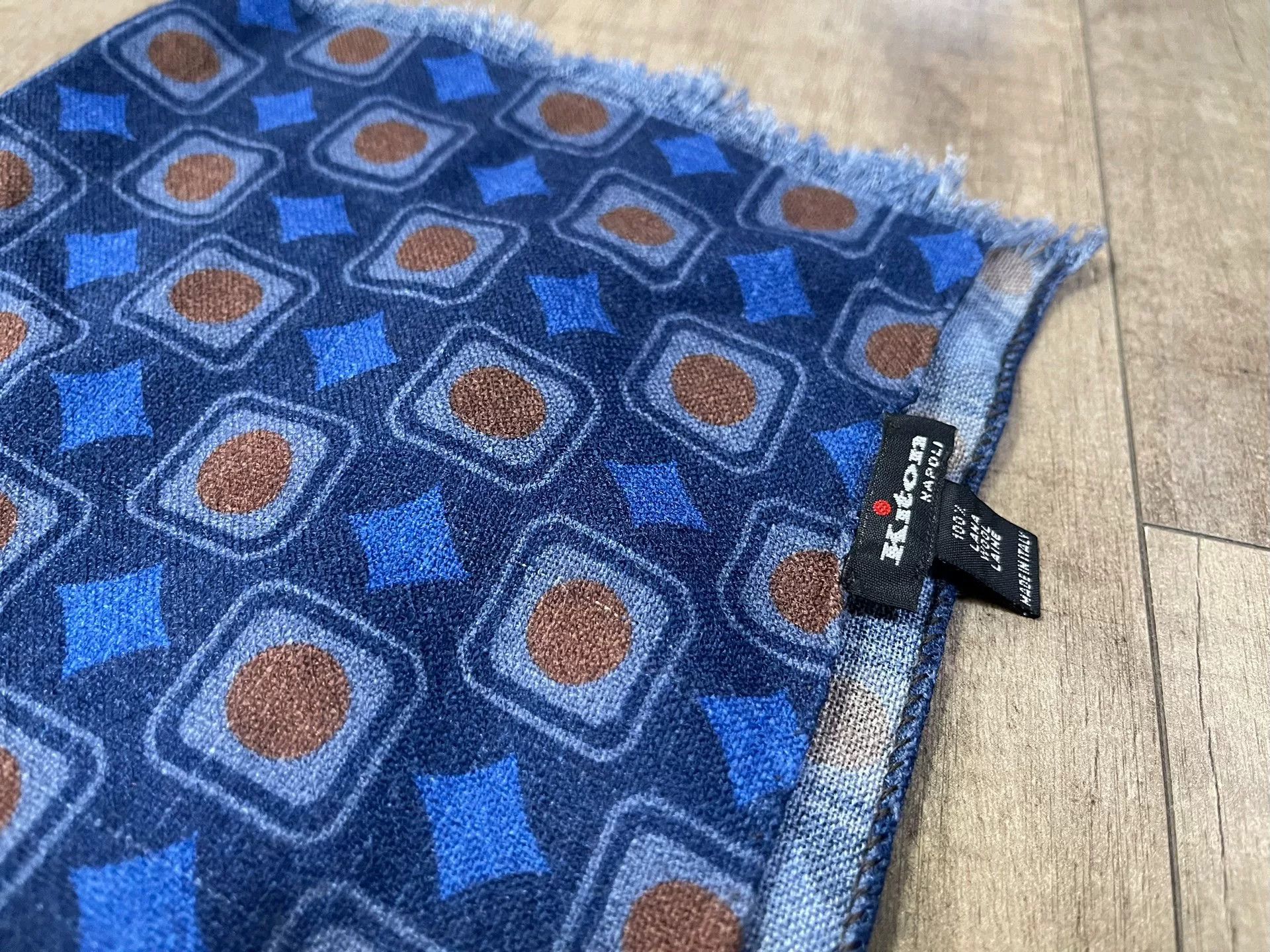 Kiton Kiton 100% Wool Scarf Size ONE SIZE - 2 Thumbnail