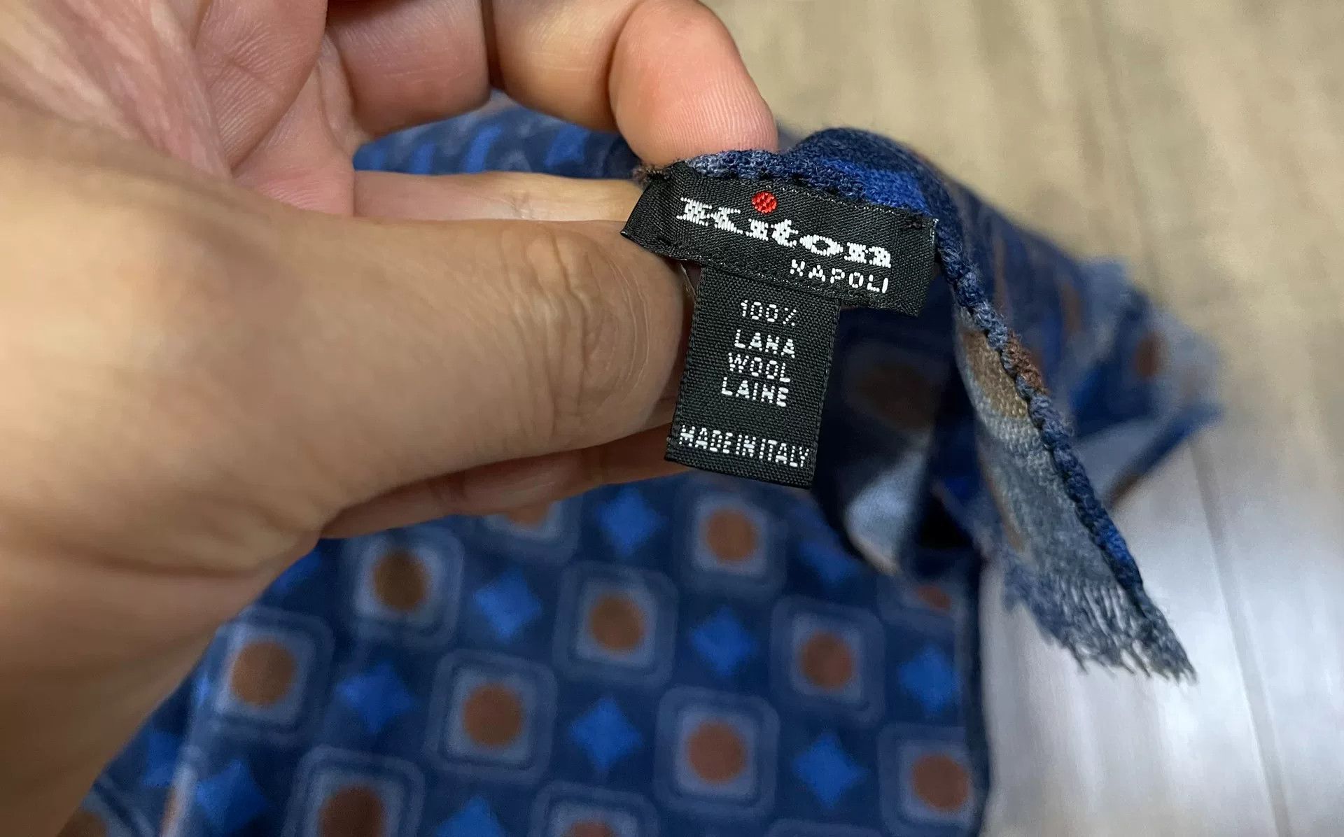 Kiton Kiton 100% Wool Scarf Size ONE SIZE - 4 Thumbnail