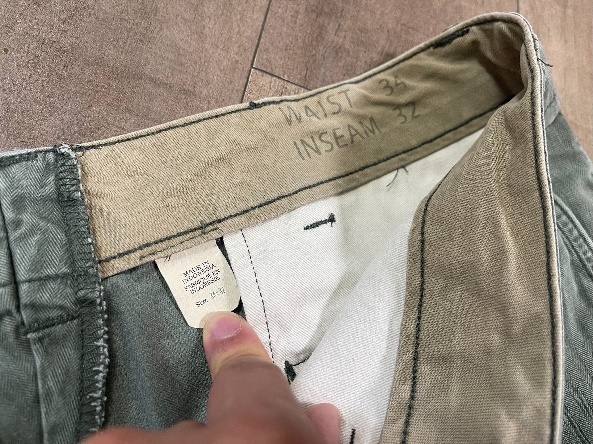 RRL Ralph Lauren RRL Herringbone Military Pants Size US 36 / EU 52 - 5 Thumbnail