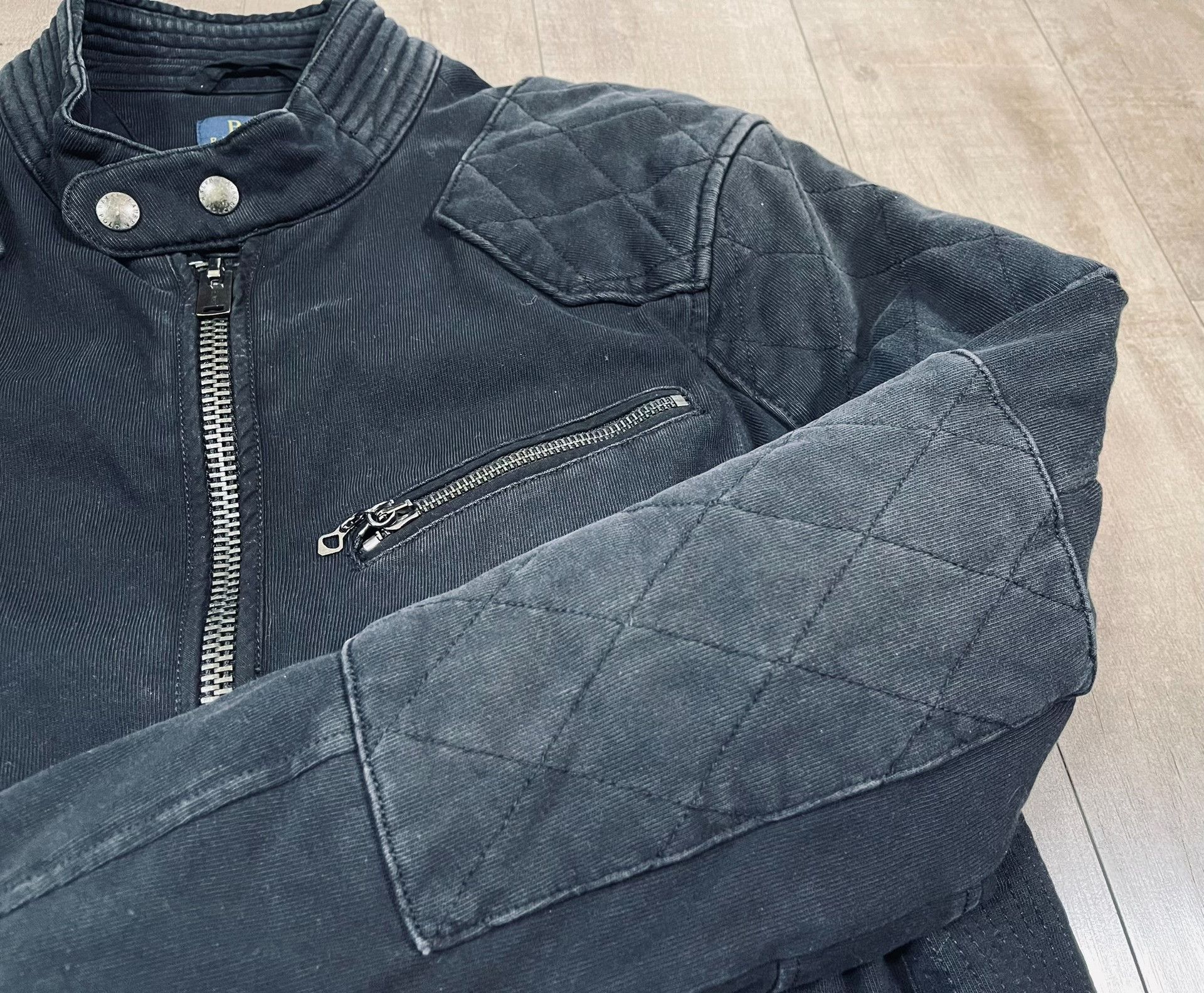 Ralph Lauren Ralph Lauren Classic Black Motorcycle Jacket Size US M / EU 48-50 / 2 - 4 Thumbnail