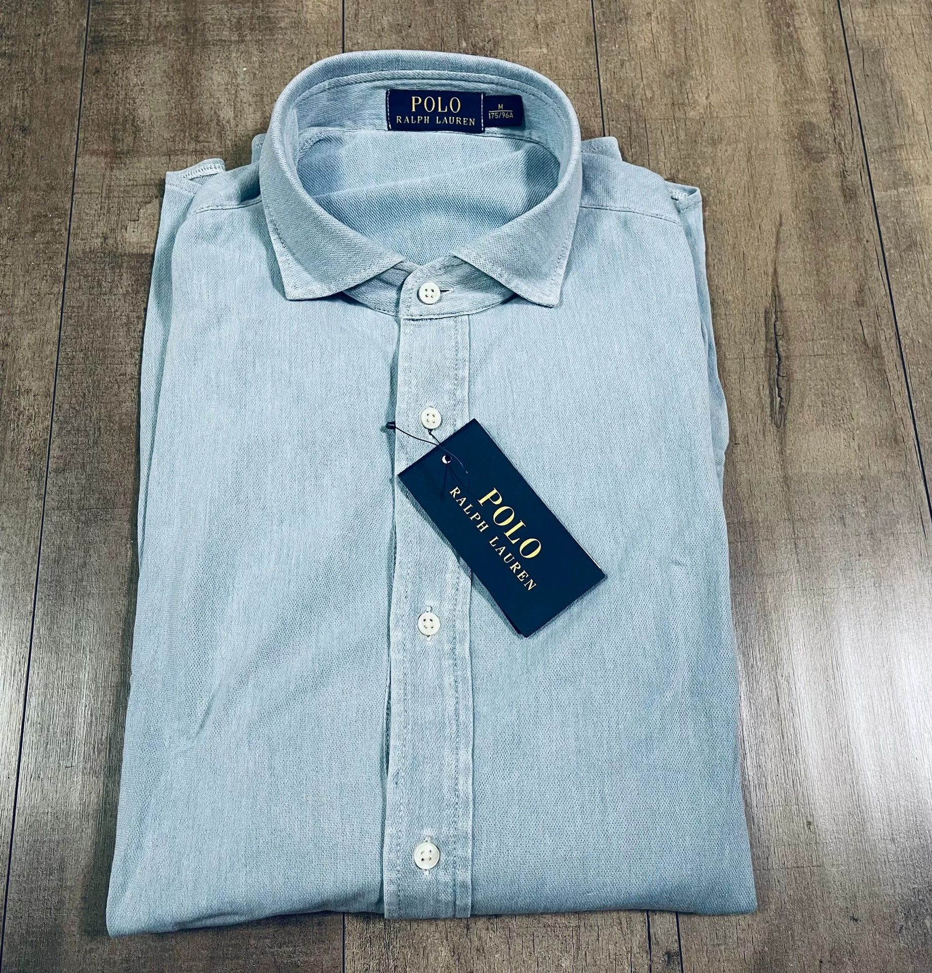 RRL Ralph Lauren Ralph Lauren Denim Blue Shirt Size US S / EU 44-46 / 1 - 2 Thumbnail