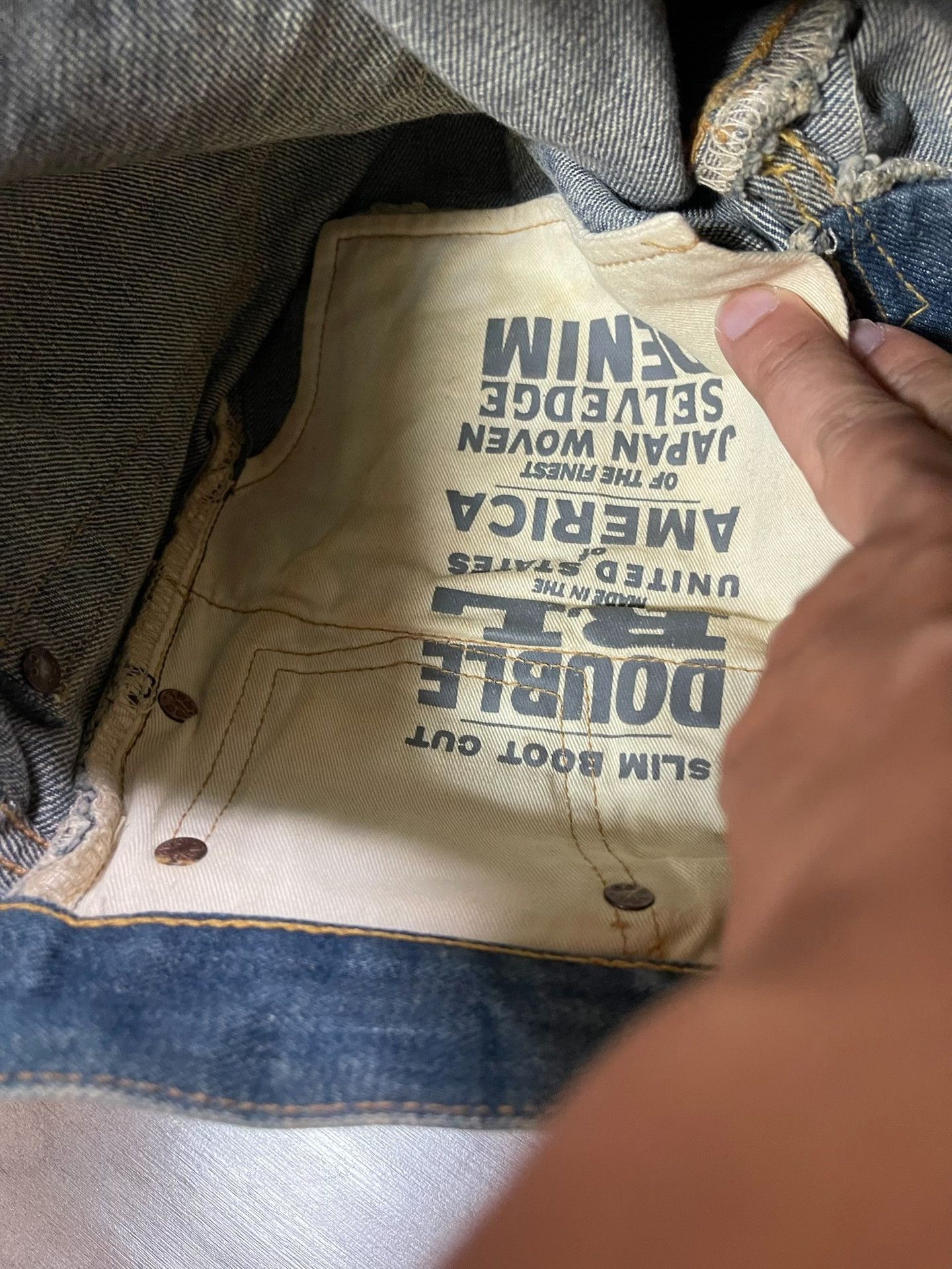 RRL Ralph Lauren RRL Distressed Washed Denim Jeans Size US 32 / EU 48 - 6 Thumbnail