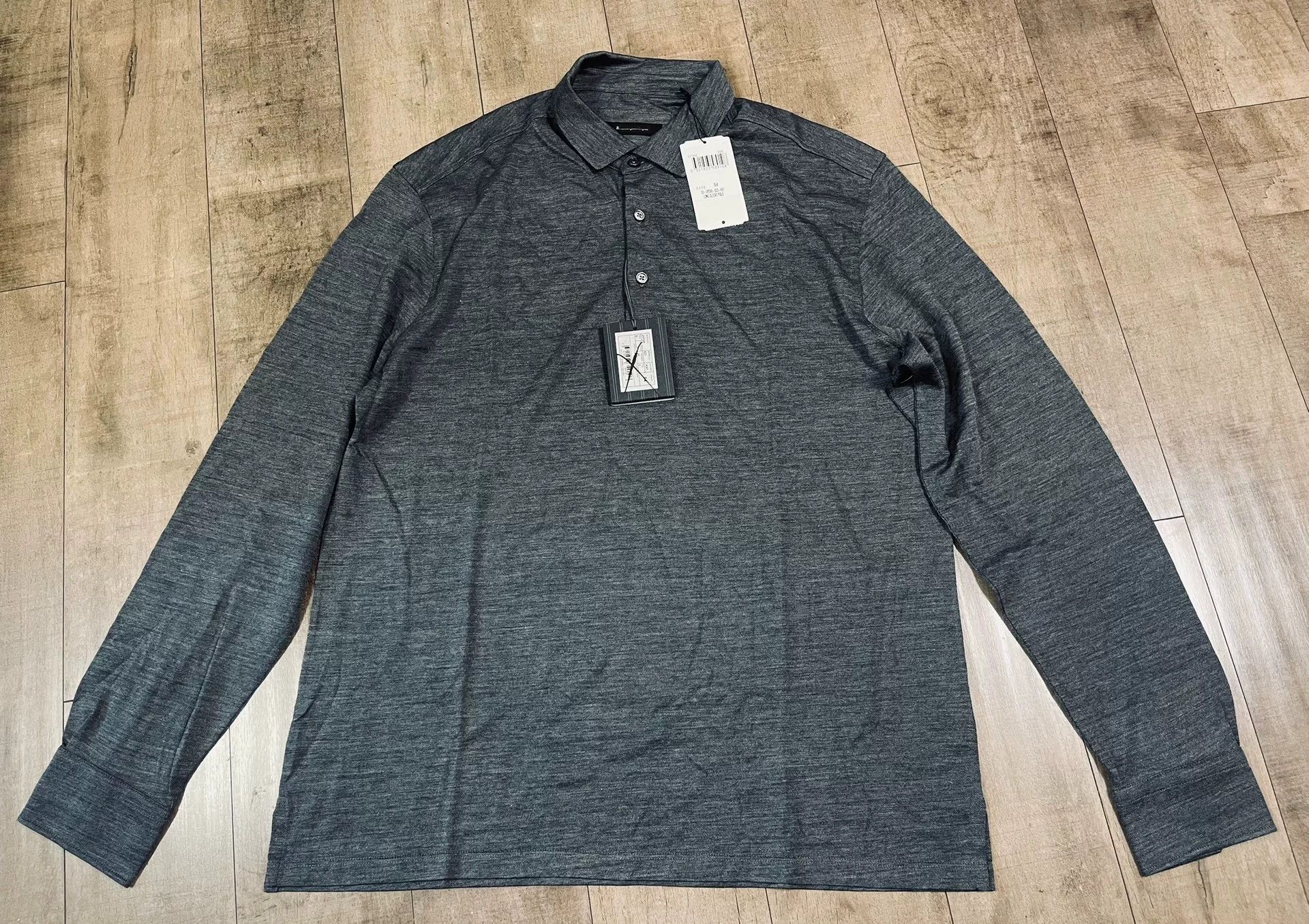 Ermenegildo Zegna Ermenegildo Zegna Long-Sleeve Polo Size US M / EU 48-50 / 2 - 2 Thumbnail