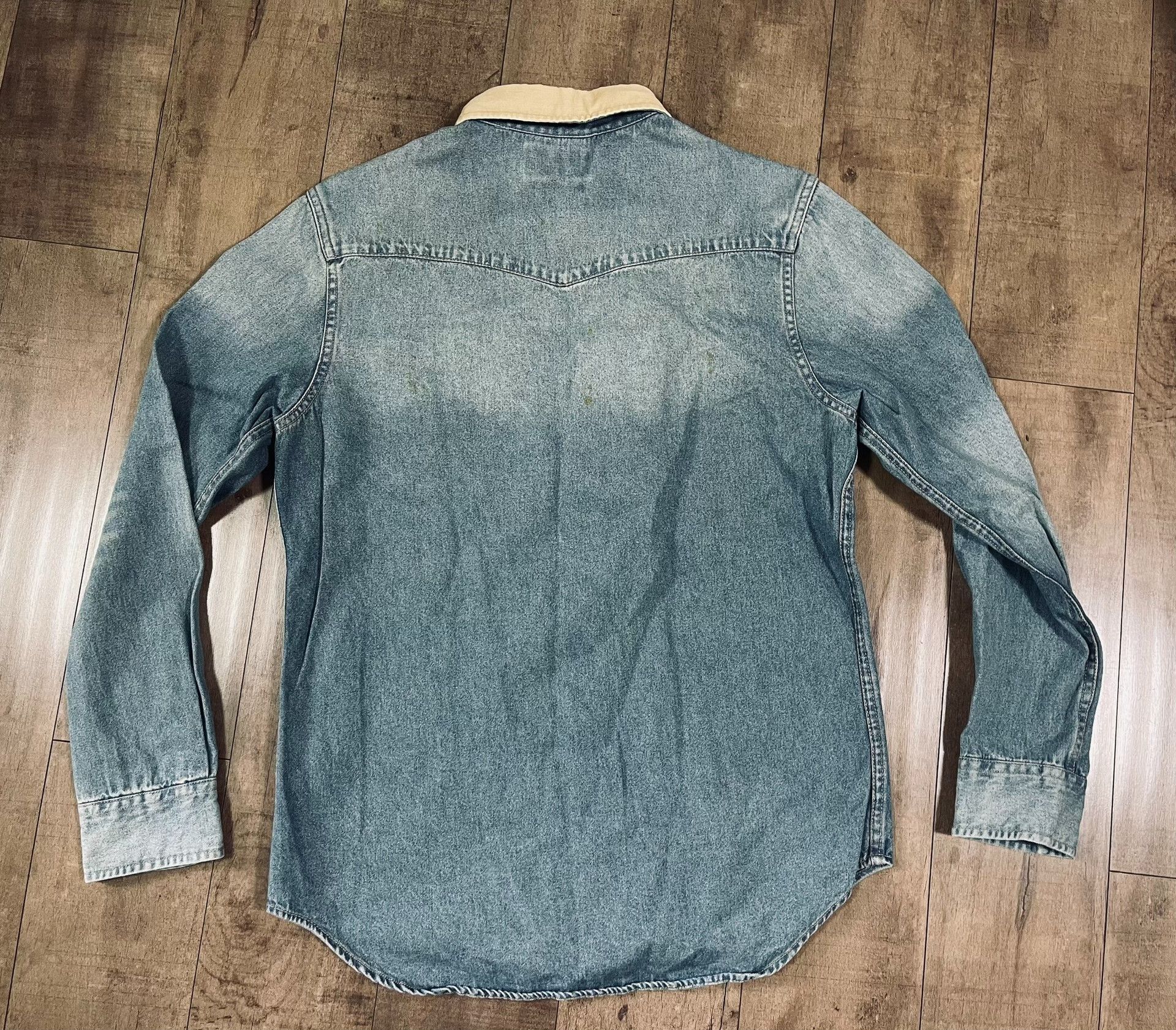 RRL Ralph Lauren RRL Vintage Washed American Shirt Size US M / EU 48-50 / 2 - 2 Thumbnail