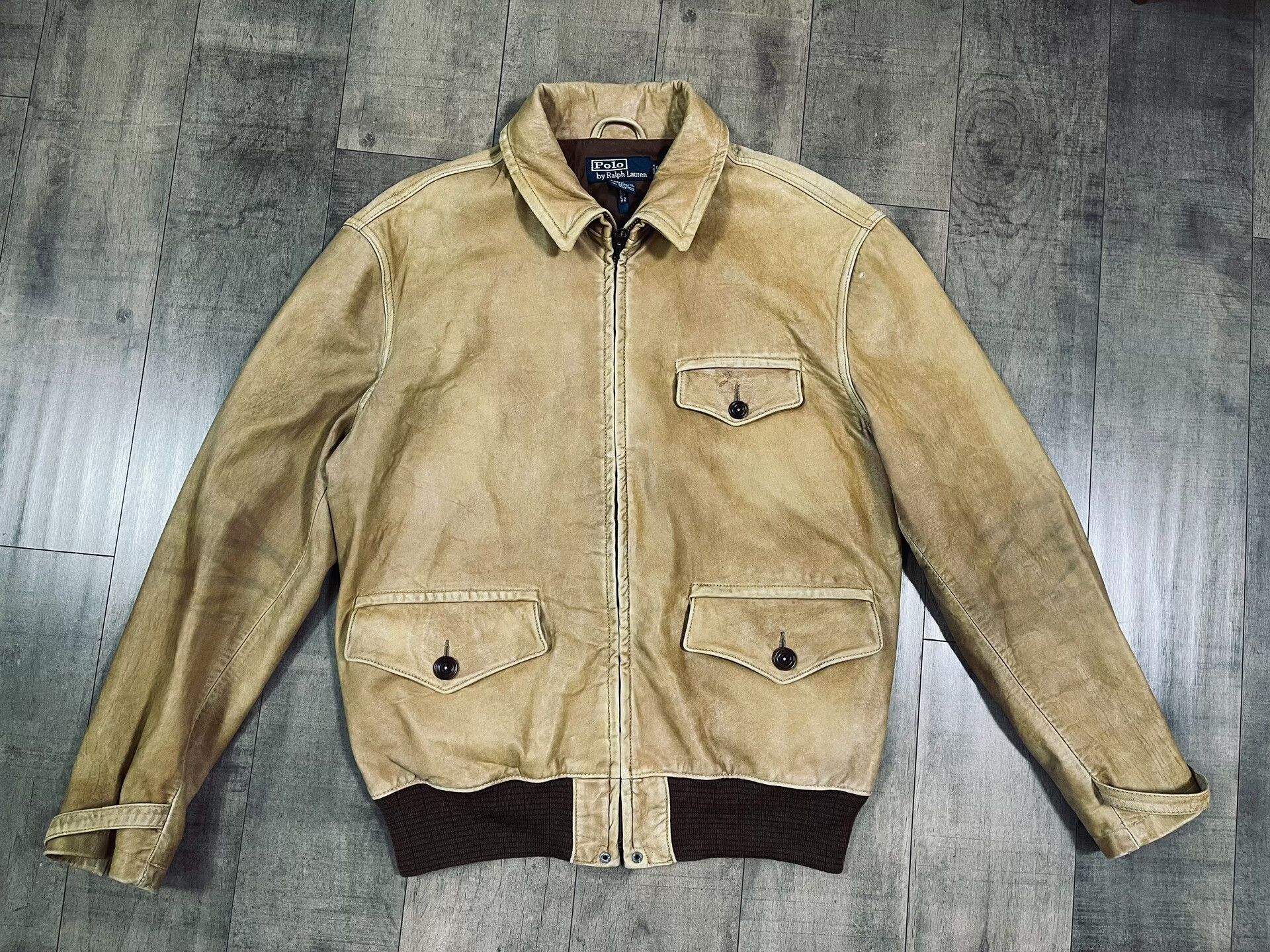 Ralph Lauren A2 Flight Leather Jacket