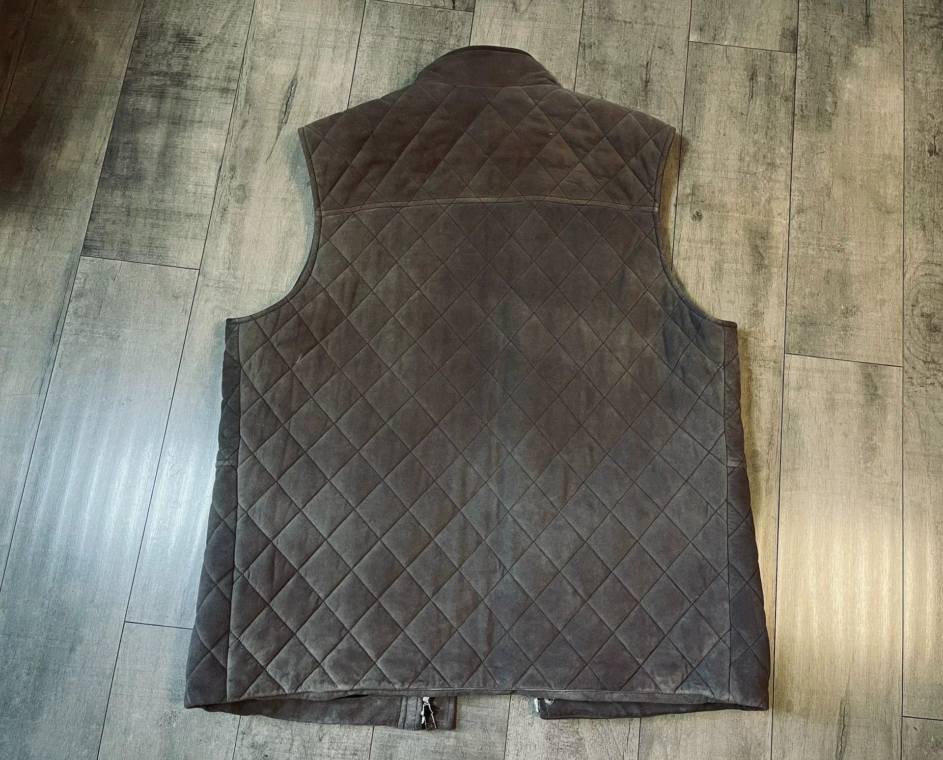 Ralph Lauren Ralph Lauren RL Diamond Suede Hunting Vest Size US XL / EU 56 / 4 - 4 Thumbnail