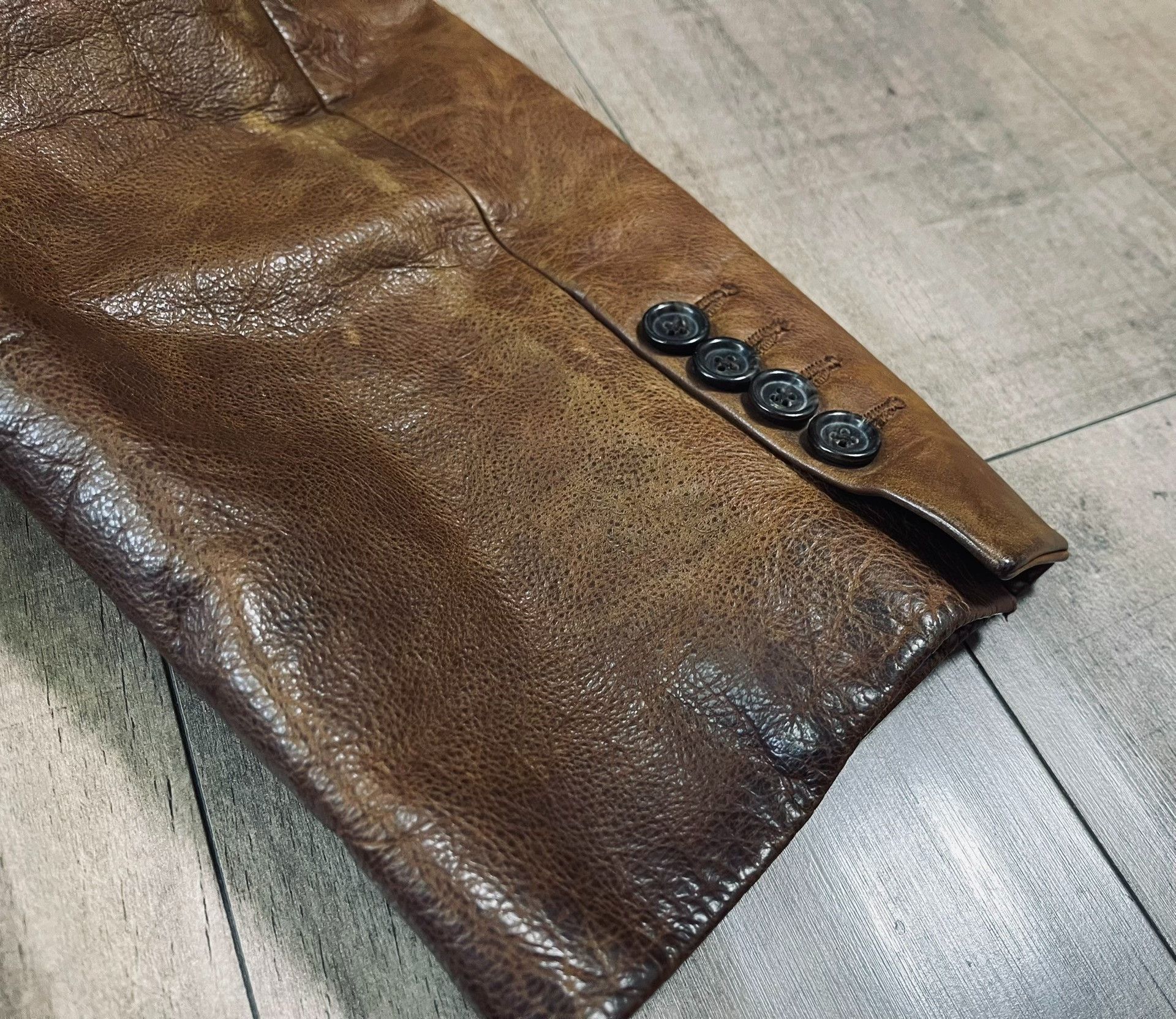 Ralph Lauren Blue Label Ralph Lauren Vintage Leather Jacket Size US XL / EU 56 / 4 - 6 Thumbnail