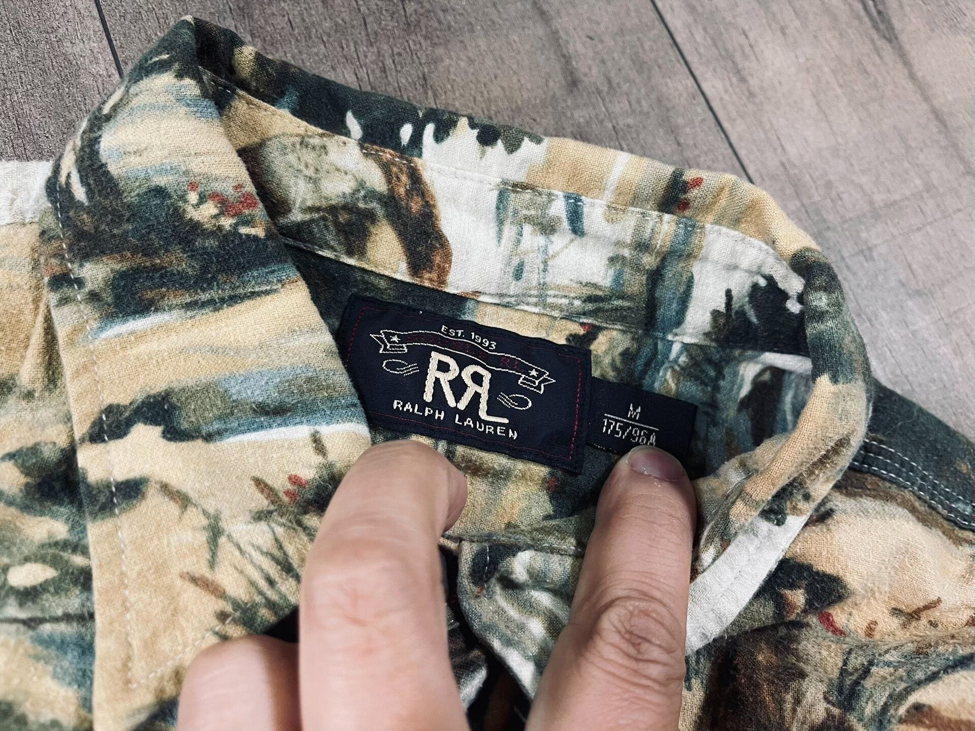 RRL Ralph Lauren RRL Hunting Print Fleece Shirt Jacket Size US M / EU 48-50 / 2 - 5 Thumbnail