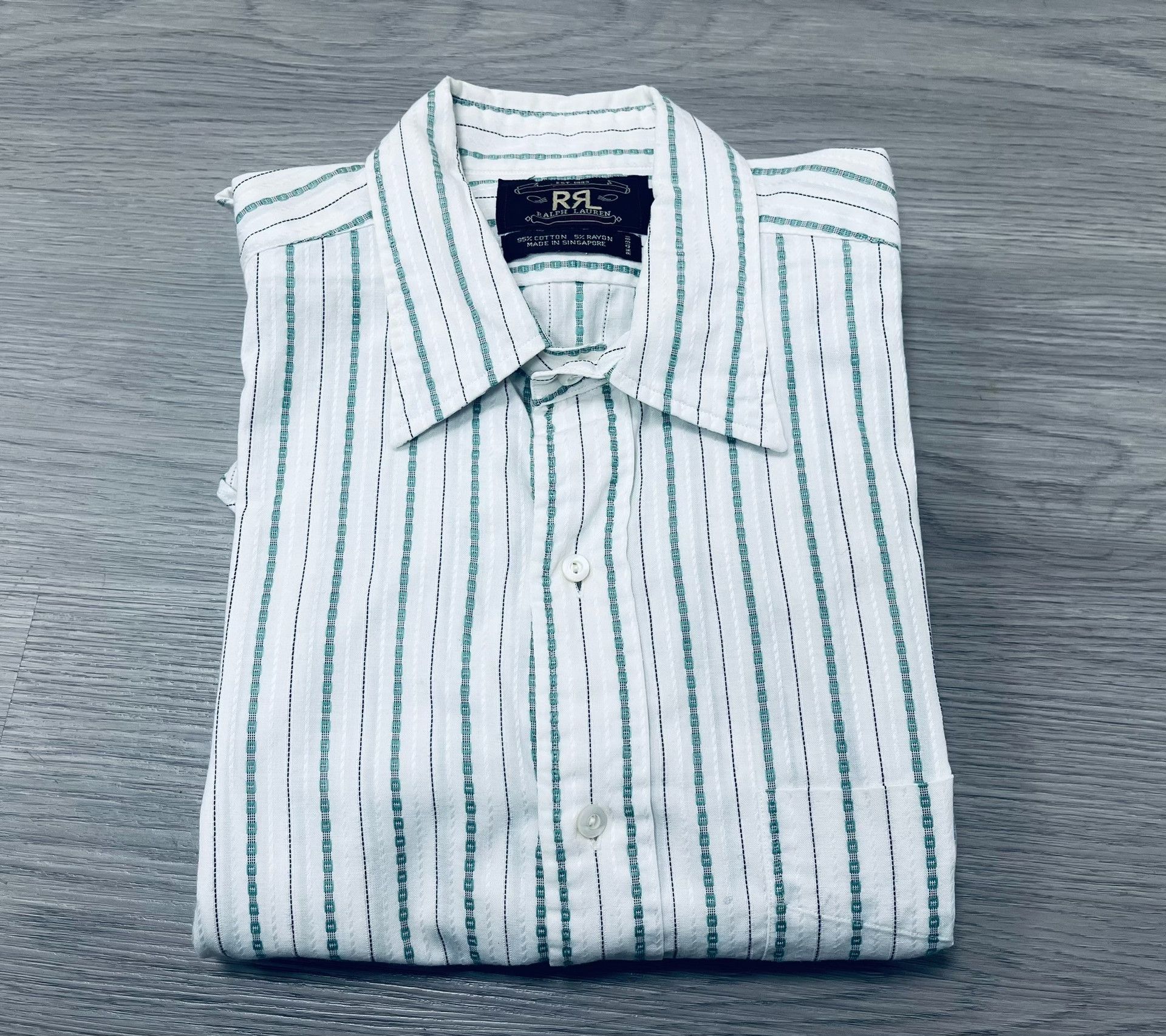 RRL Ralph Lauren RRL Vintage Embroidered Truck Logo Shirt Size US M / EU 48-50 / 2 - 3 Thumbnail
