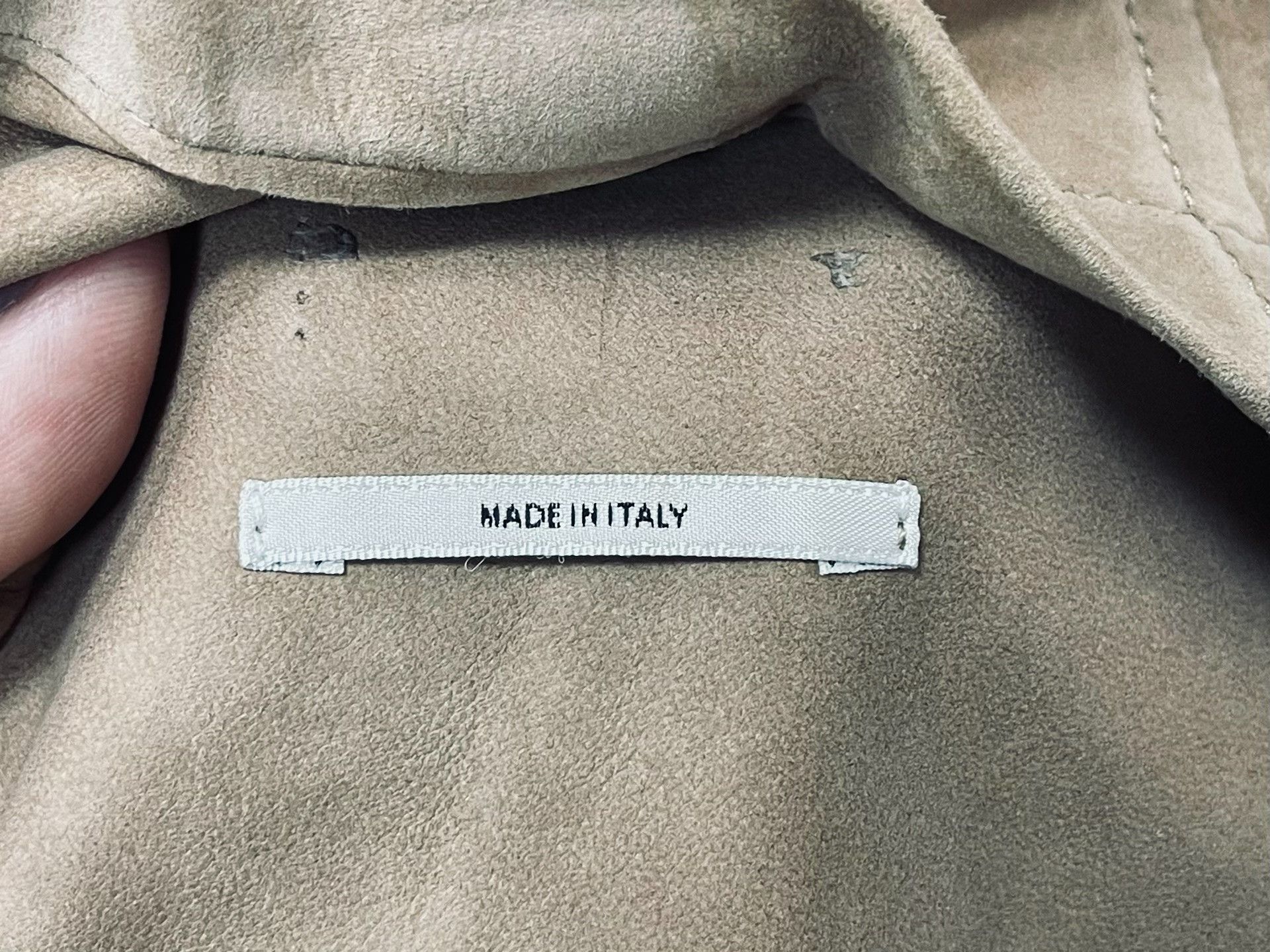 Ziggy Chen Italian Suede Safari Jacket Size US L / EU 52-54 / 3 - 7 Thumbnail
