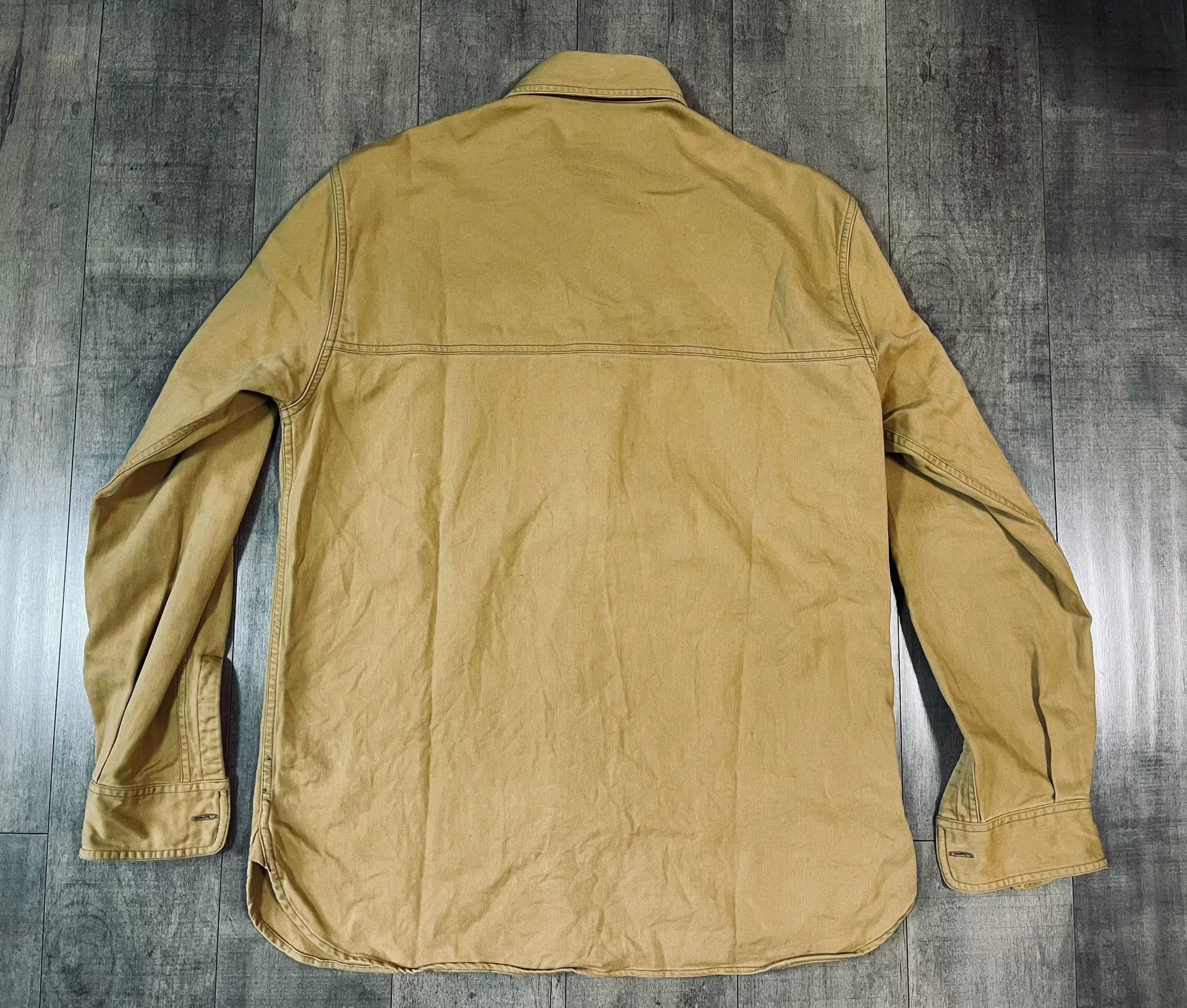 RRL Ralph Lauren Double RL RRL Mud-Dyed Work Shirt Jacket Size US S / EU 44-46 / 1 - 4 Thumbnail