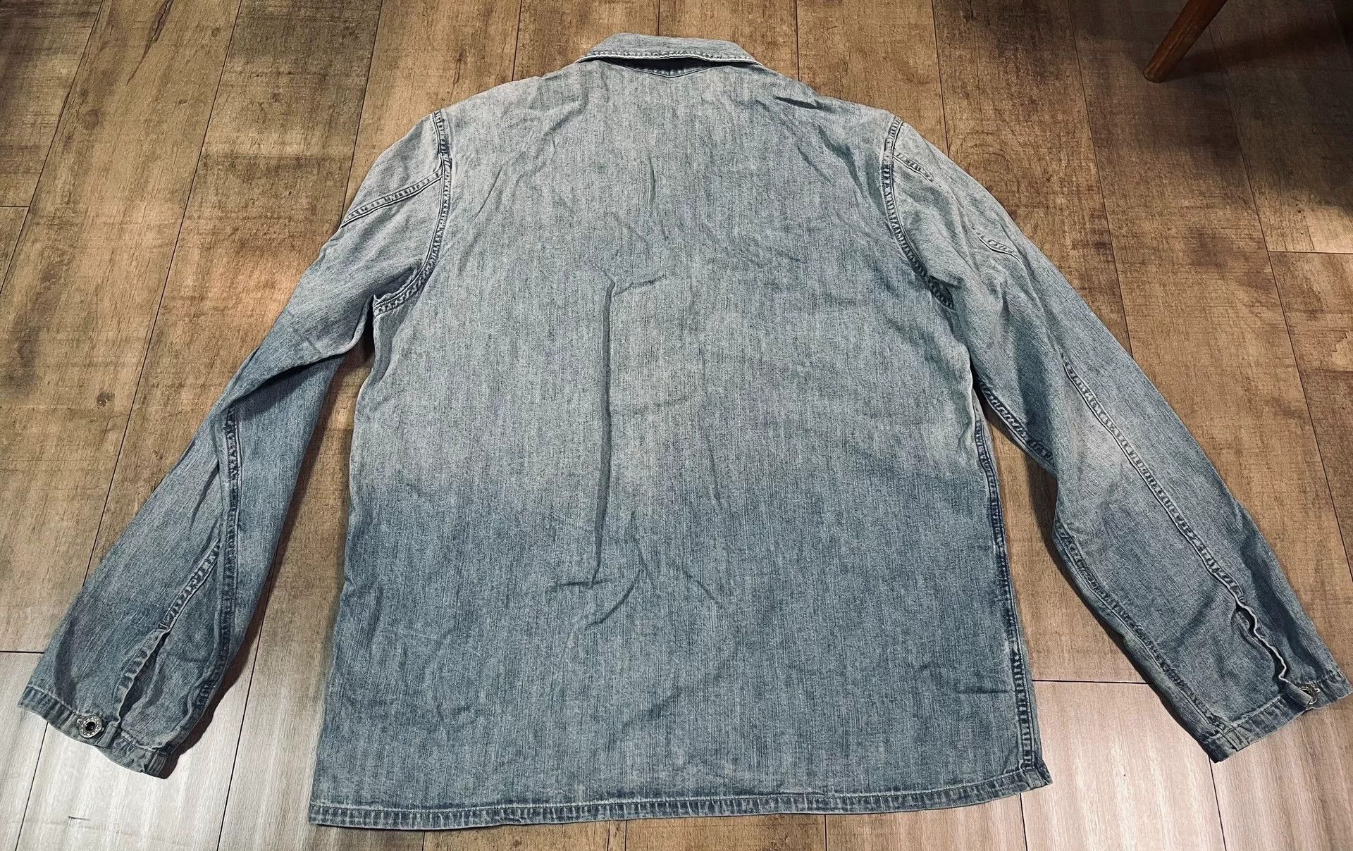 RRL Ralph Lauren RRL Vintage Washed Denim Jacket Shirt Size US M / EU 48-50 / 2 - 5 Thumbnail