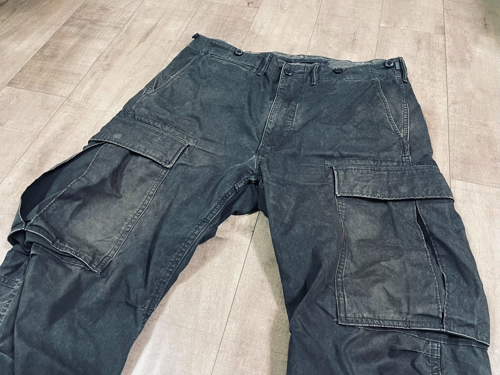 RRL Ralph Lauren RRL Vintage Washed Cargo Pants Size US 34 / EU 50 - 3 Thumbnail