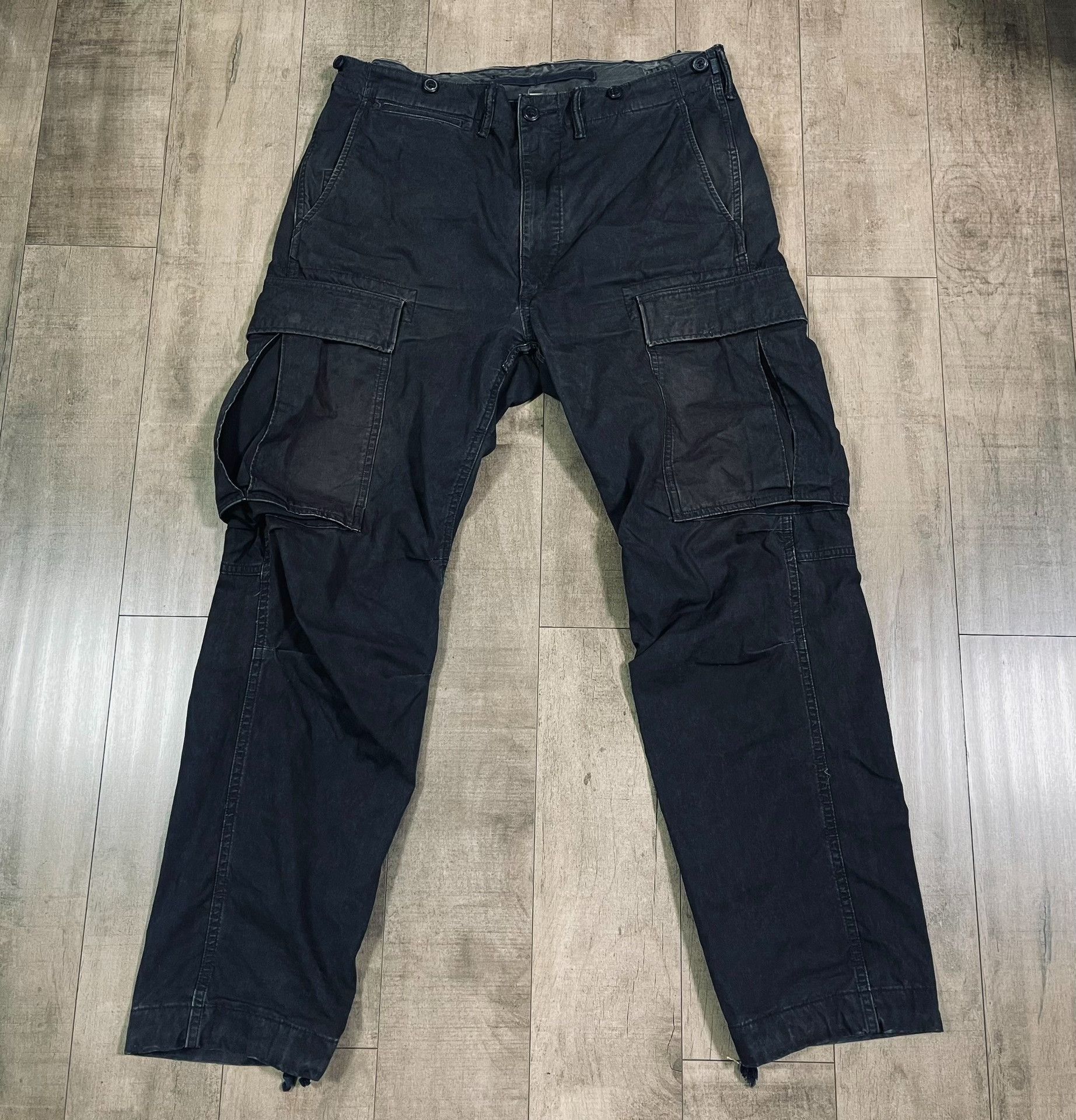 RRL Ralph Lauren RRL Vintage Washed Cargo Pants Size US 34 / EU 50 - 2 Thumbnail