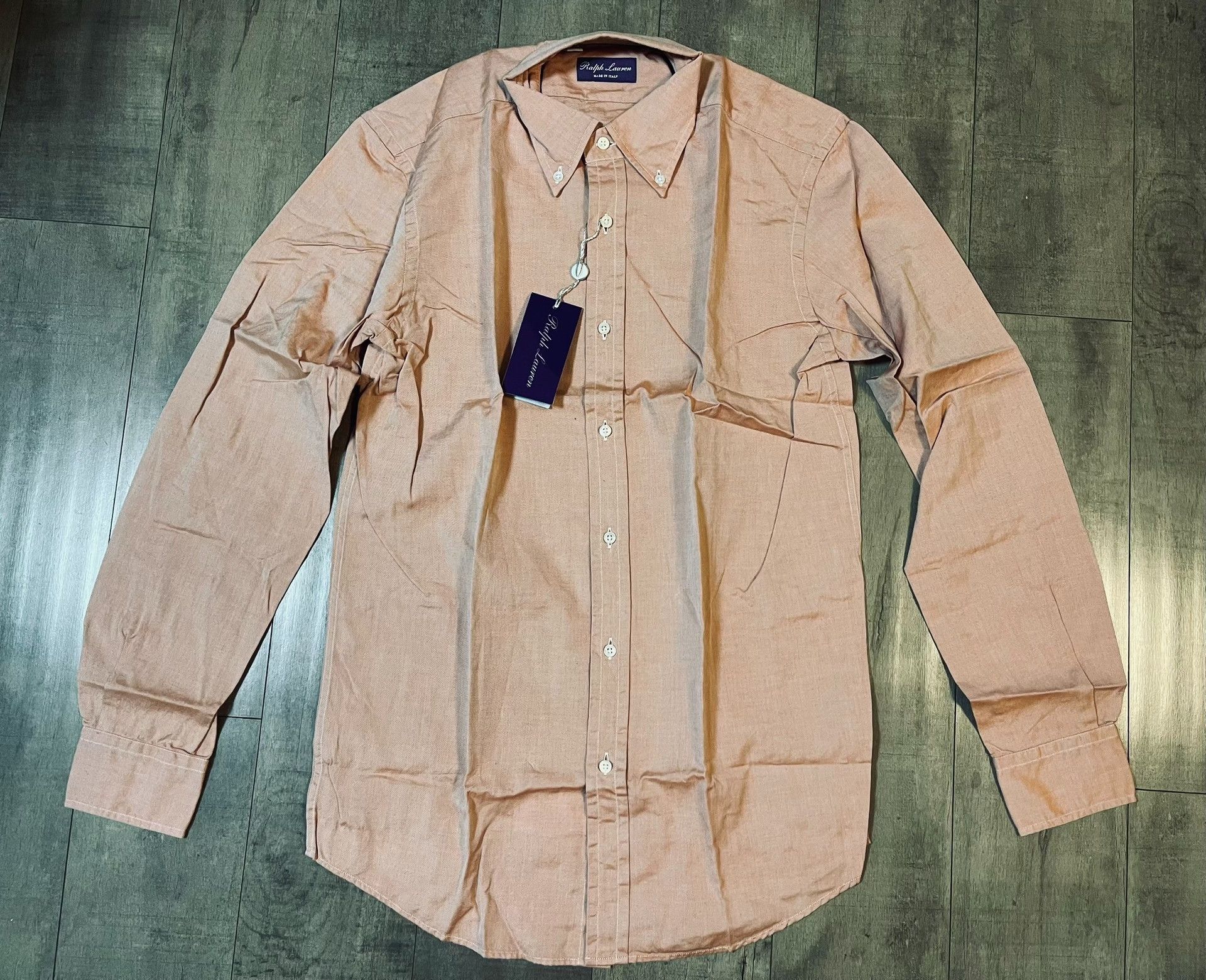 Ralph Lauren Purple Label Ralph Lauren Purple Label Embroidered Dress Shirt Size US M / EU 48-50 / 2 - 4 Thumbnail