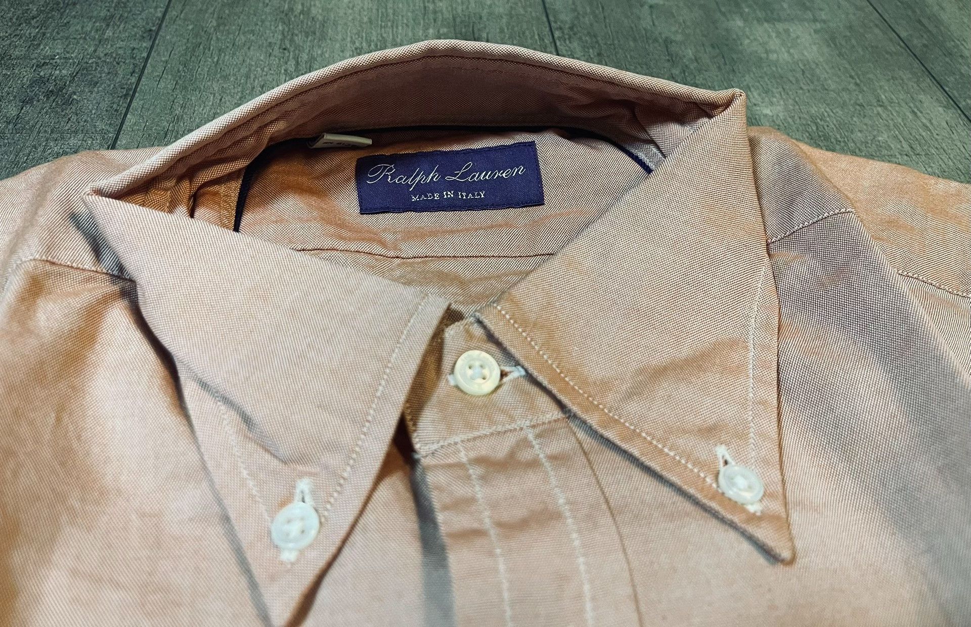Ralph Lauren Purple Label Ralph Lauren Purple Label Embroidered Dress Shirt Size US M / EU 48-50 / 2 - 2 Thumbnail