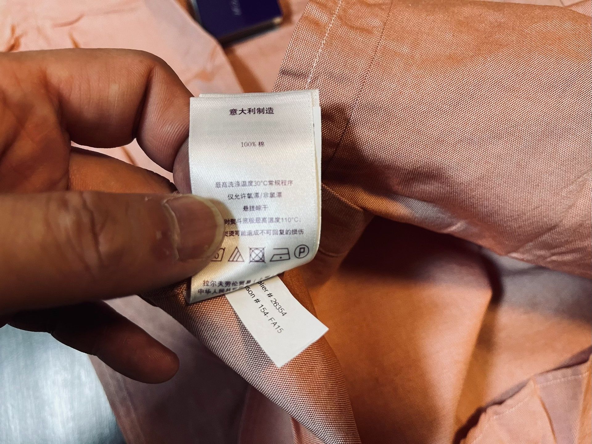 Ralph Lauren Purple Label Ralph Lauren Purple Label Embroidered Dress Shirt Size US M / EU 48-50 / 2 - 7 Thumbnail