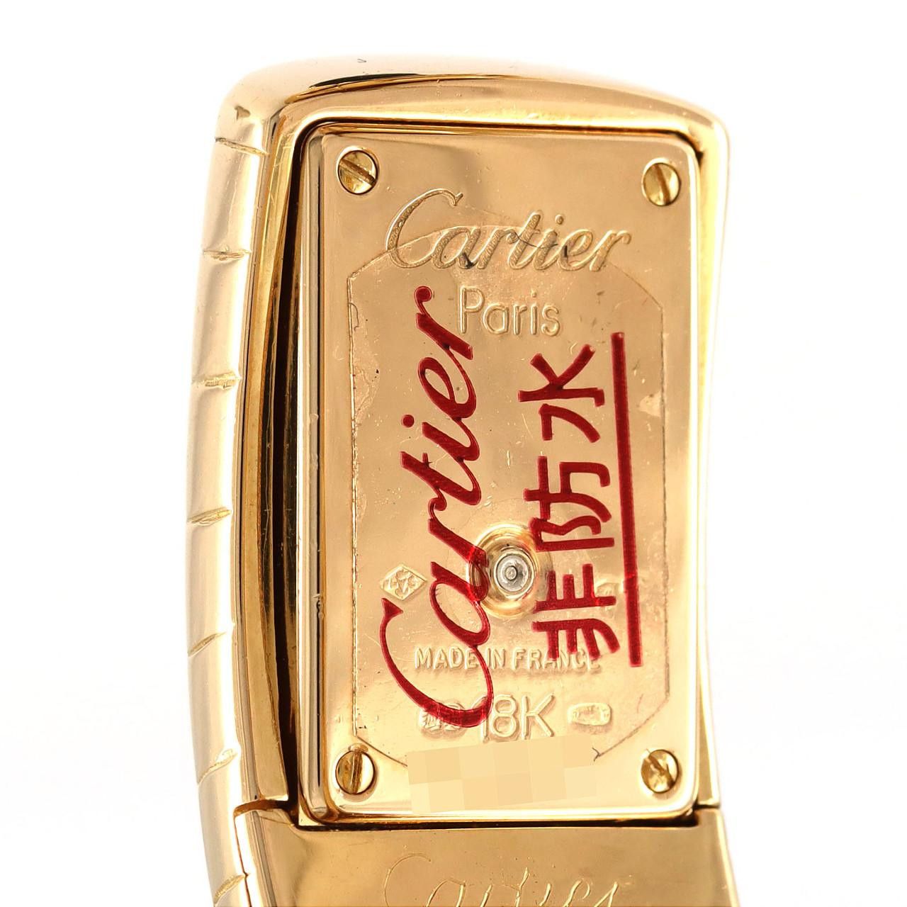 Cartier Cartier Cartier La Calandre Au750 Quartz Crocodile skin Quartz DUTY FREE for USA Size ONE SIZE - 3 Thumbnail