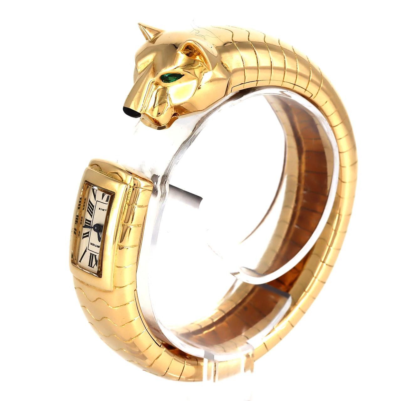 Cartier Cartier Cartier La Calandre Au750 Quartz Crocodile skin Quartz DUTY FREE for USA Size ONE SIZE - 2 Thumbnail