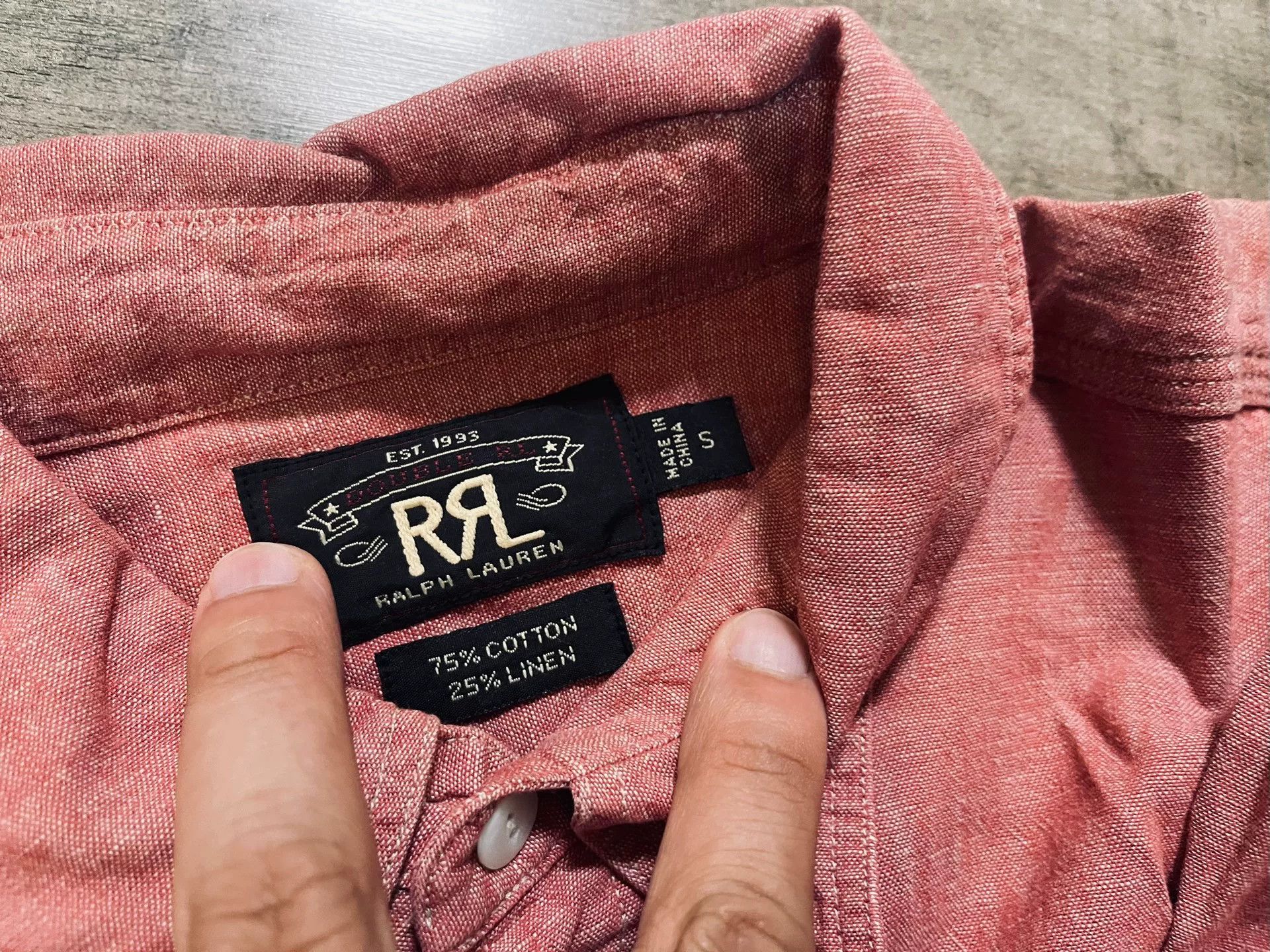 RRL Ralph Lauren RRL Distressed Work Shirt Jacket Size US L / EU 52-54 / 3 - 4 Thumbnail