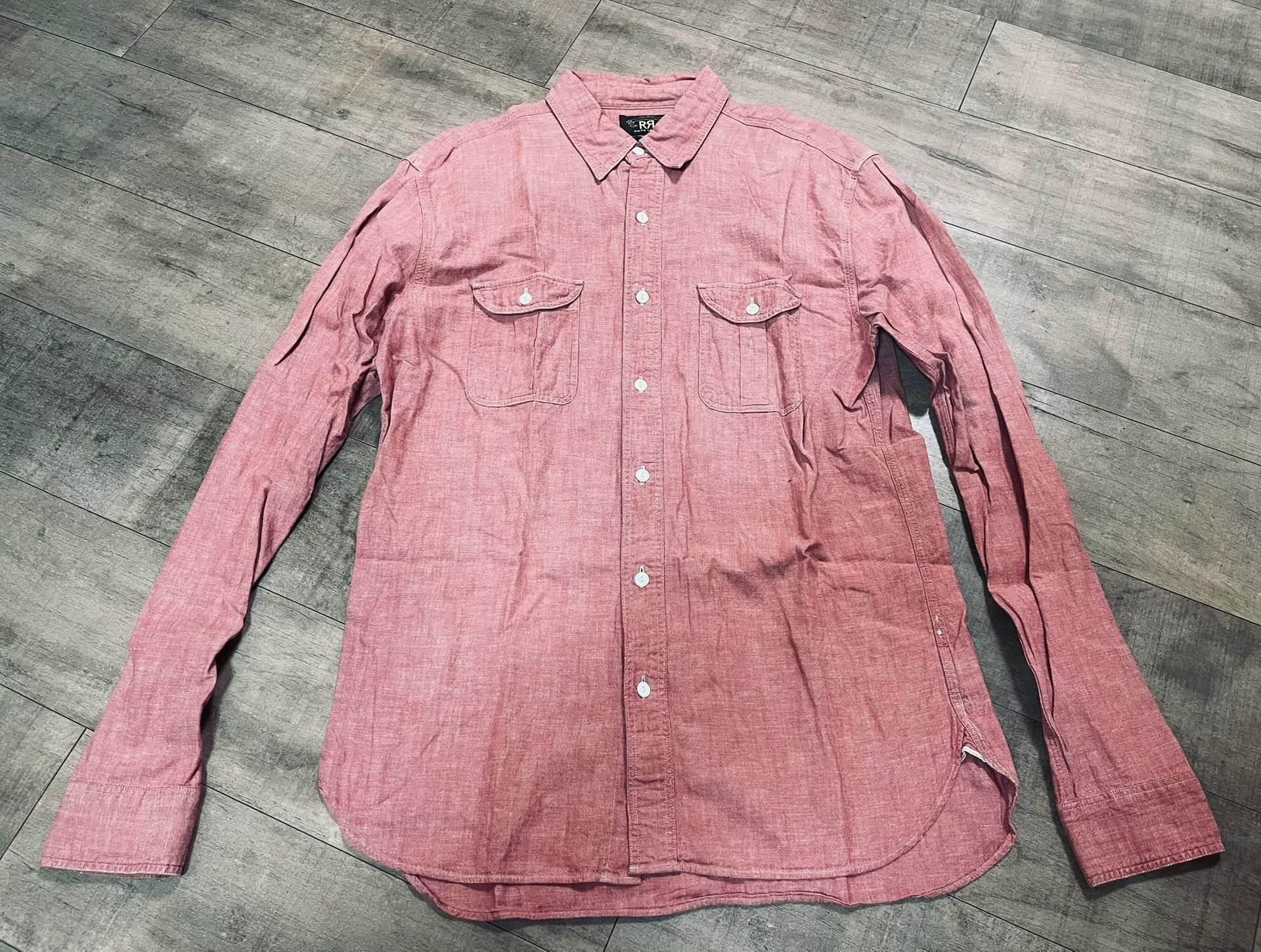 RRL Ralph Lauren RRL Distressed Work Shirt Jacket Size US L / EU 52-54 / 3 - 2 Thumbnail