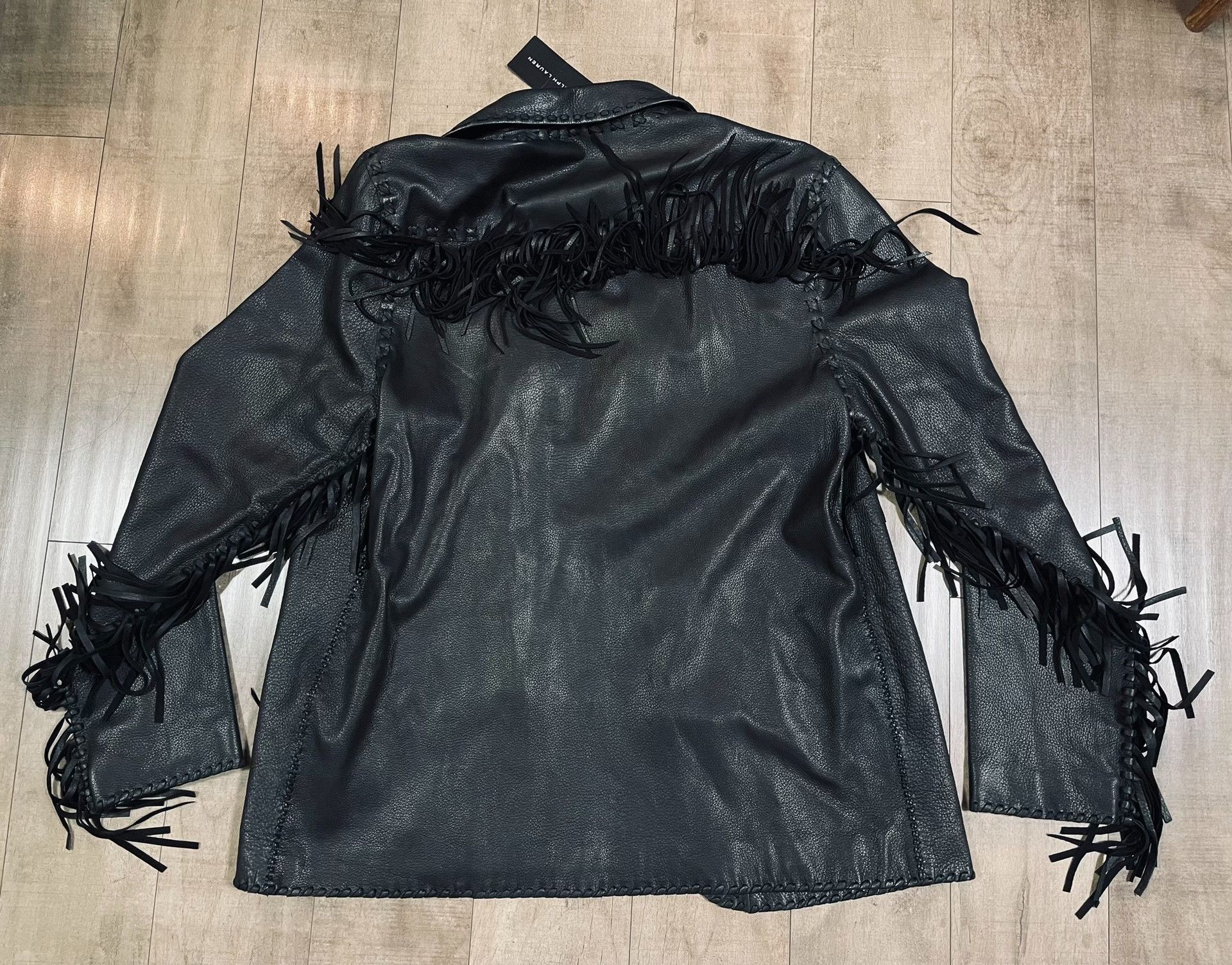 Ralph Lauren Black Label Ralph Lauren RRL Style Fringe Deerskin Leather Jacket Size US M / EU 48-50 / 2 - 7 Thumbnail