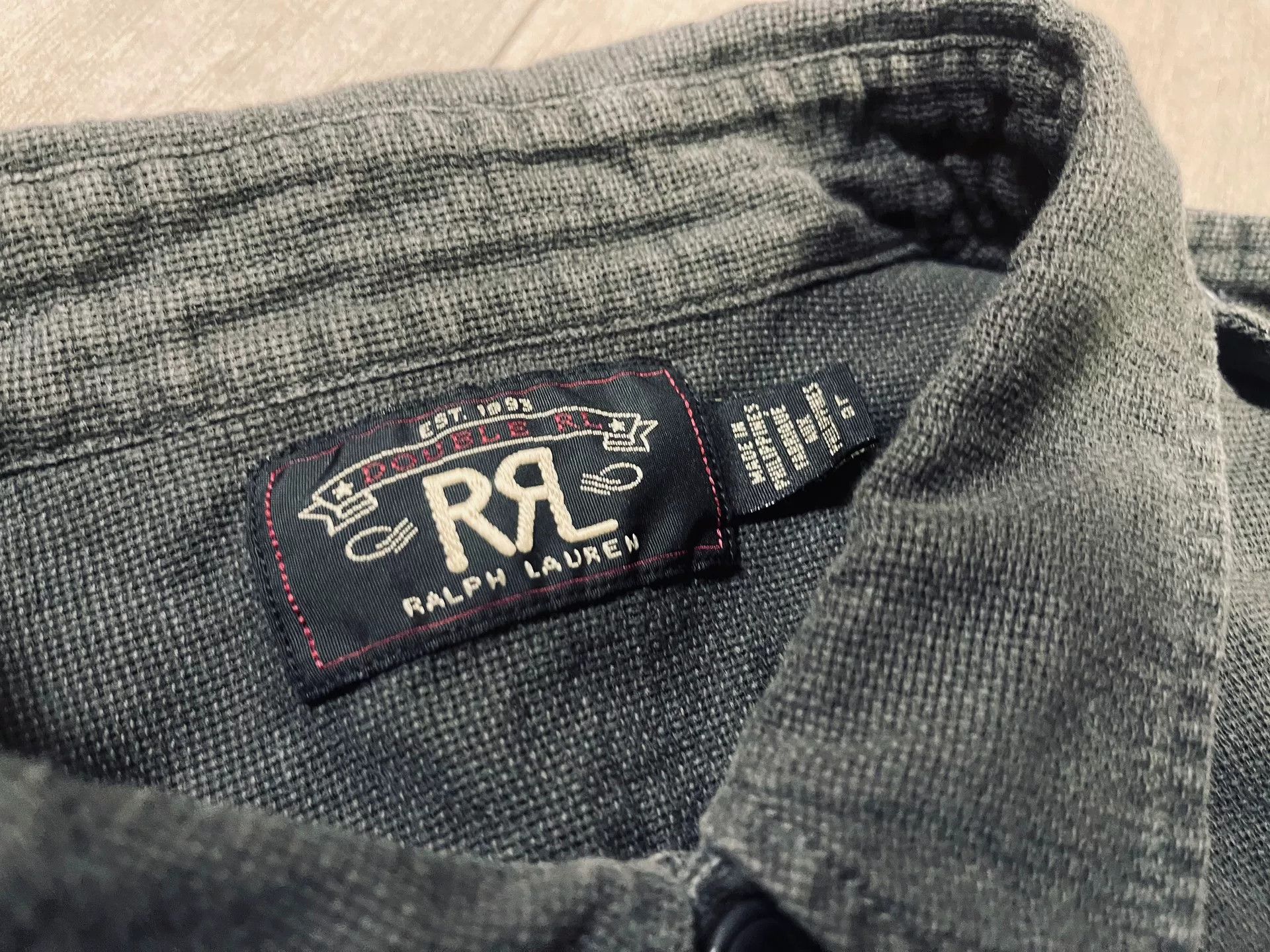 RRL Ralph Lauren RRL Limited Military Vintage Work Shirt Size US L / EU 52-54 / 3 - 4 Thumbnail