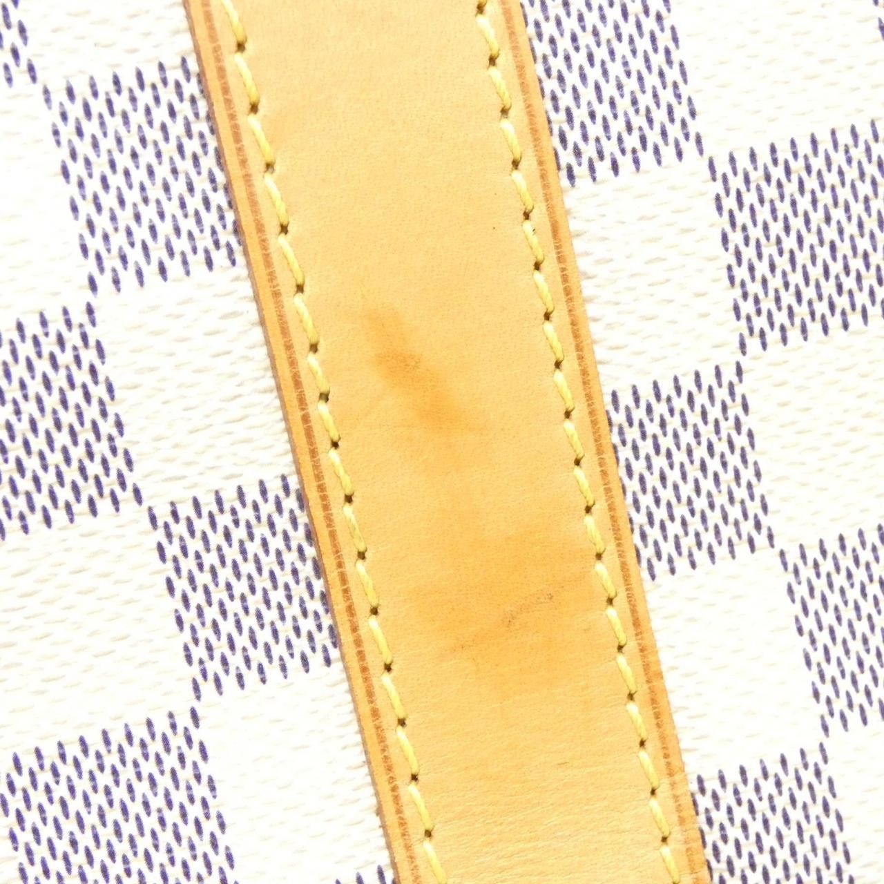 Louis Vuitton Louis Vuitton Louis Vuitton Keepall Damier Azur Boston Bag Textile Travel Bag N41430 DUTY FREE for USA Size ONE SIZE - 3 Thumbnail