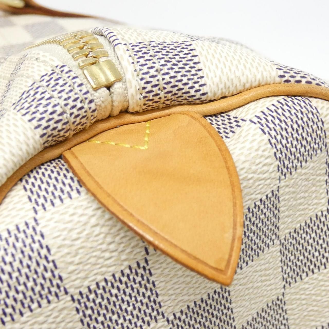 Louis Vuitton Louis Vuitton Louis Vuitton Keepall Damier Azur Boston Bag Textile Travel Bag N41430 DUTY FREE for USA Size ONE SIZE - 4 Thumbnail