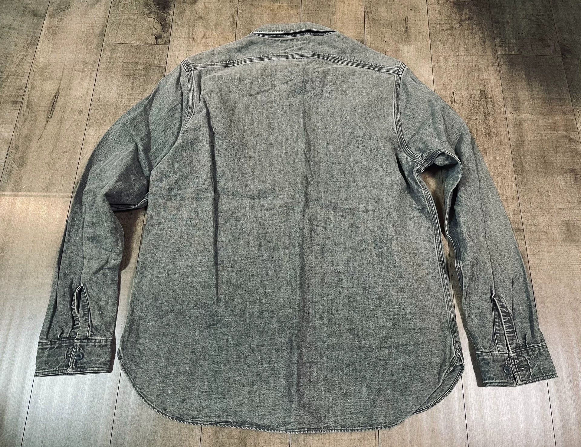 RRL Ralph Lauren RRL Workwear Denim Shirt Size US L / EU 52-54 / 3 - 8 Thumbnail