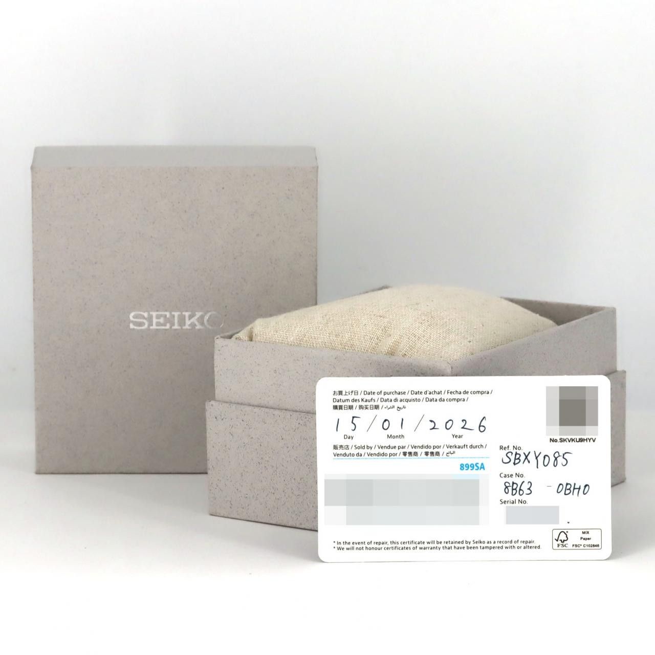 Seiko Seiko Seiko Astron Titanium Solar Quartz Metal Quartz 8B63-0BH0/SBXY085 DUTY FREE for USA Size ONE SIZE - 7 Thumbnail
