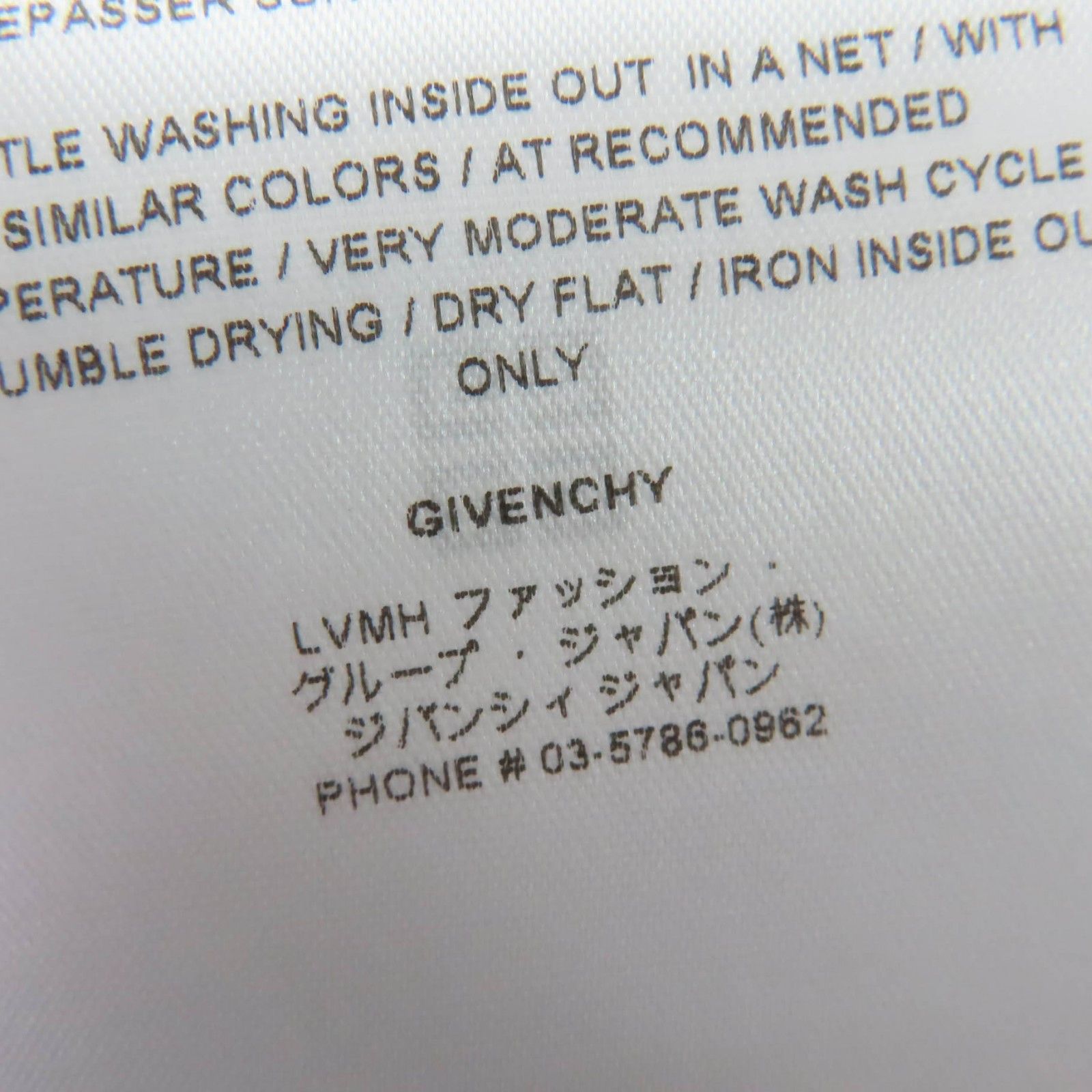 Givenchy Givenchy Givenchy Logo embroidery Cotton T-shirt Textile T-Shirts DUTY FREE for USA Size ONE SIZE - 10 Thumbnail